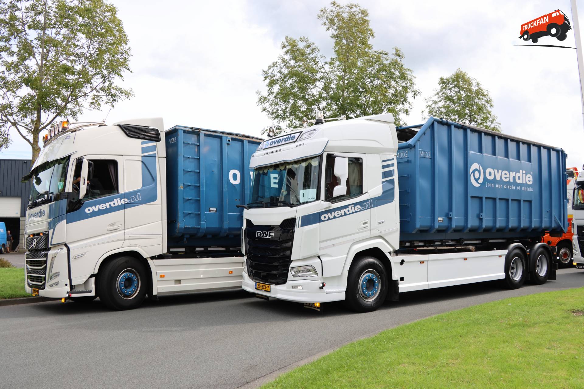 Volvo FH en DAF XF 2021 tijdens Langedijker Vrachtwagentour
