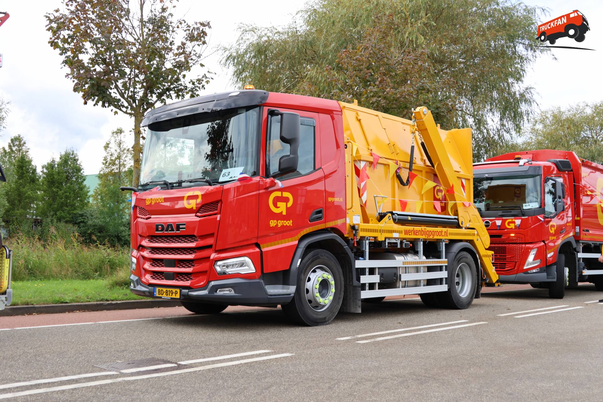 DAF XD truck owned by GP Groot