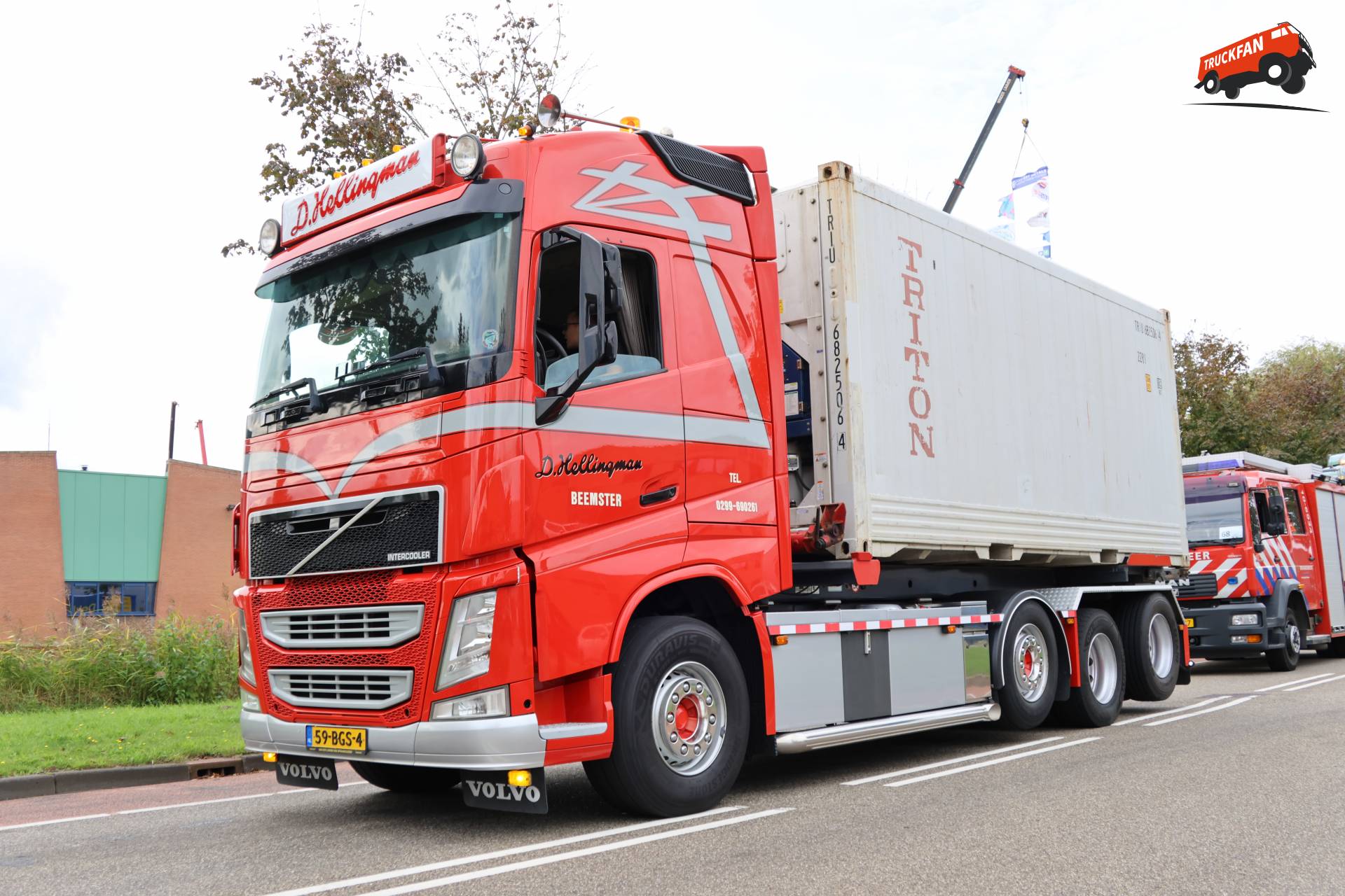 Volvo FH vrachtwagen van Hellingman