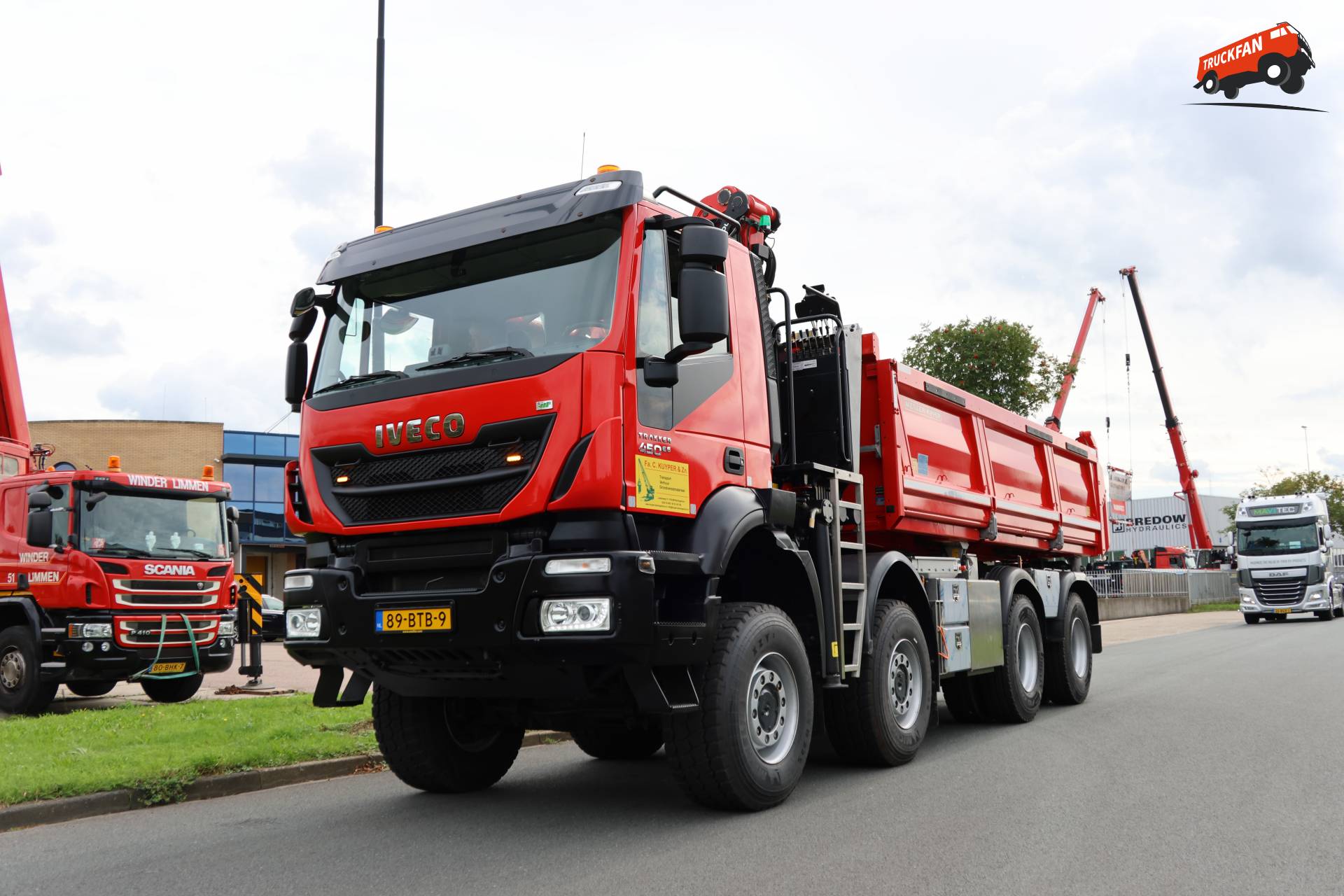 Iveco Trakker truck at Langedijker Vrachtwagentour