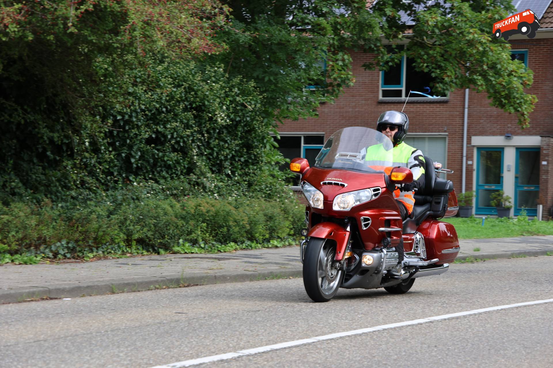 Honda Gold Wing motorfiets op Langedijker Vrachtwagentour