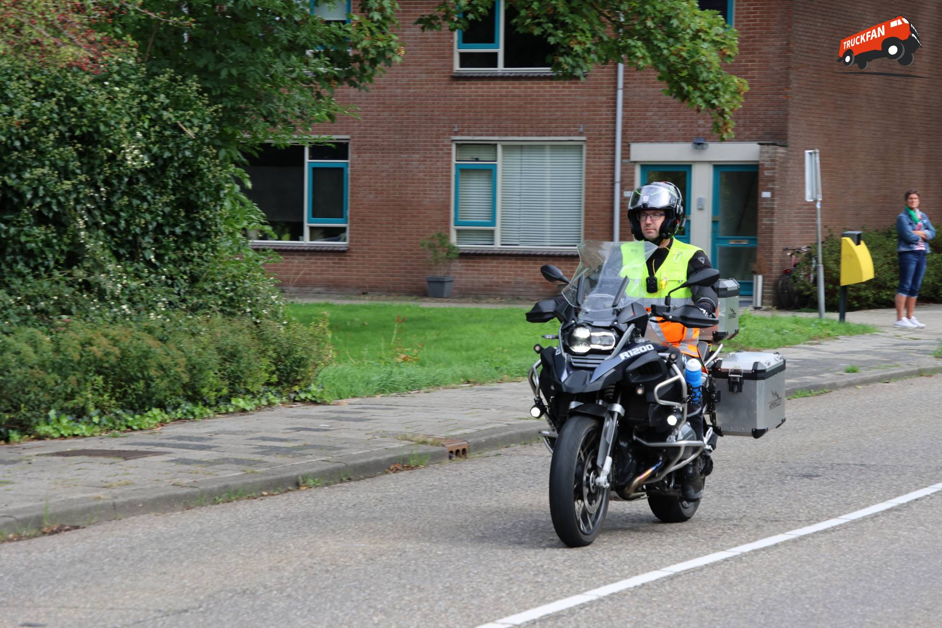 BMW GS motorfiets op Langedijker Vrachtwagentour