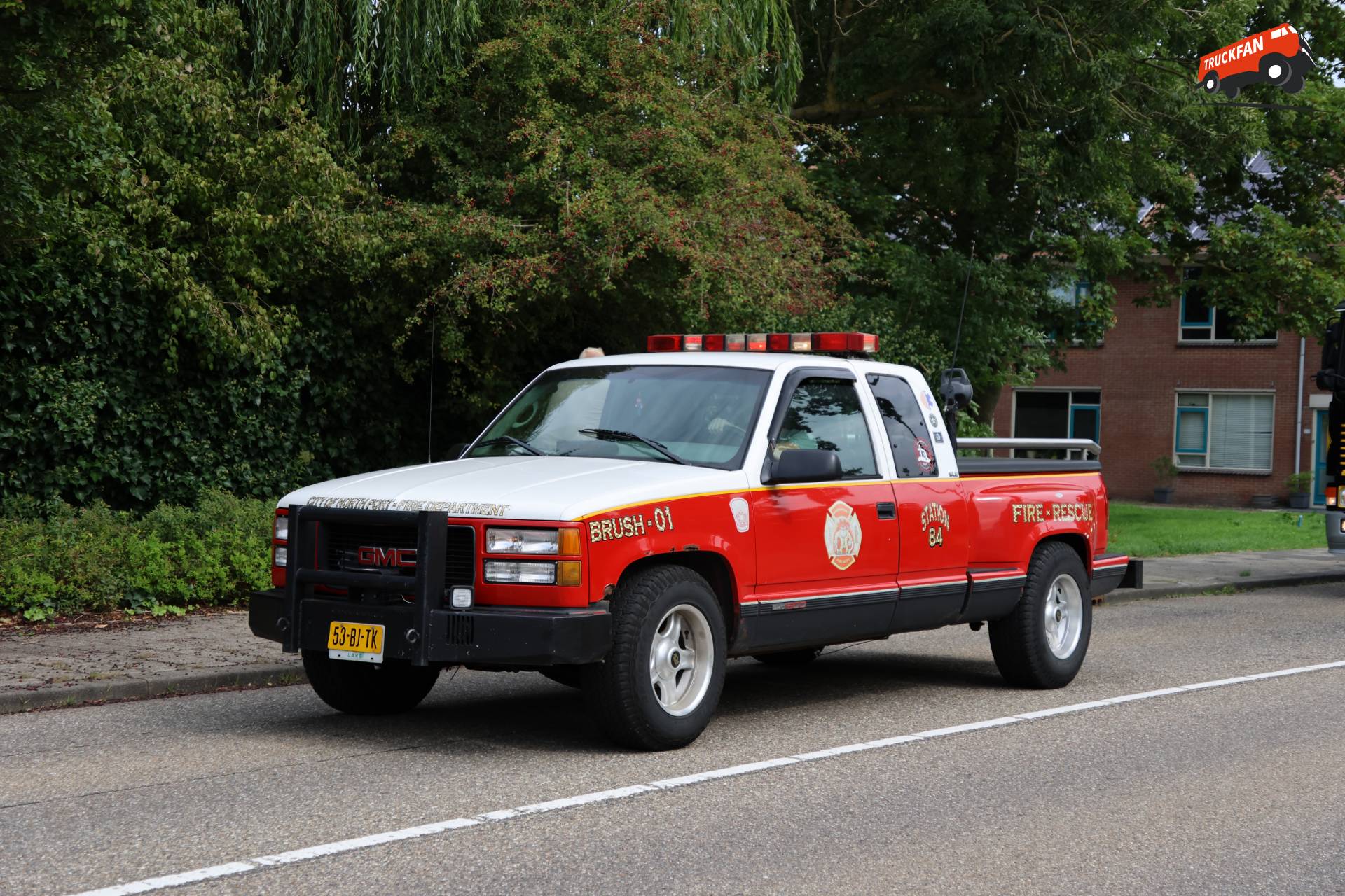 GMC Sierra tijdens Langedijker Vrachtwagentour 2026