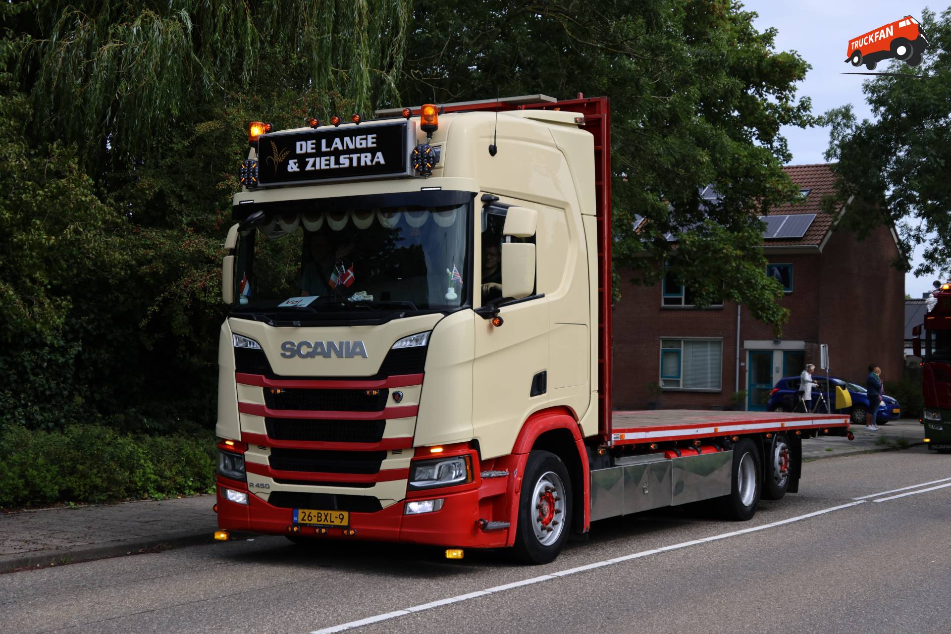 Scania R450 truck owned by P de Lange