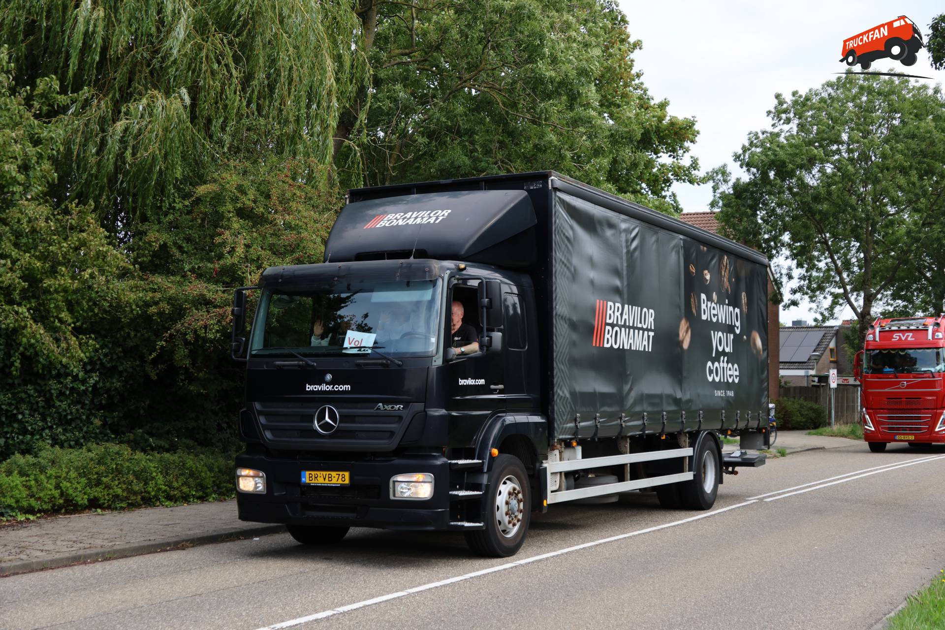 Mercedes-Benz Axor truck owned by Bravilor