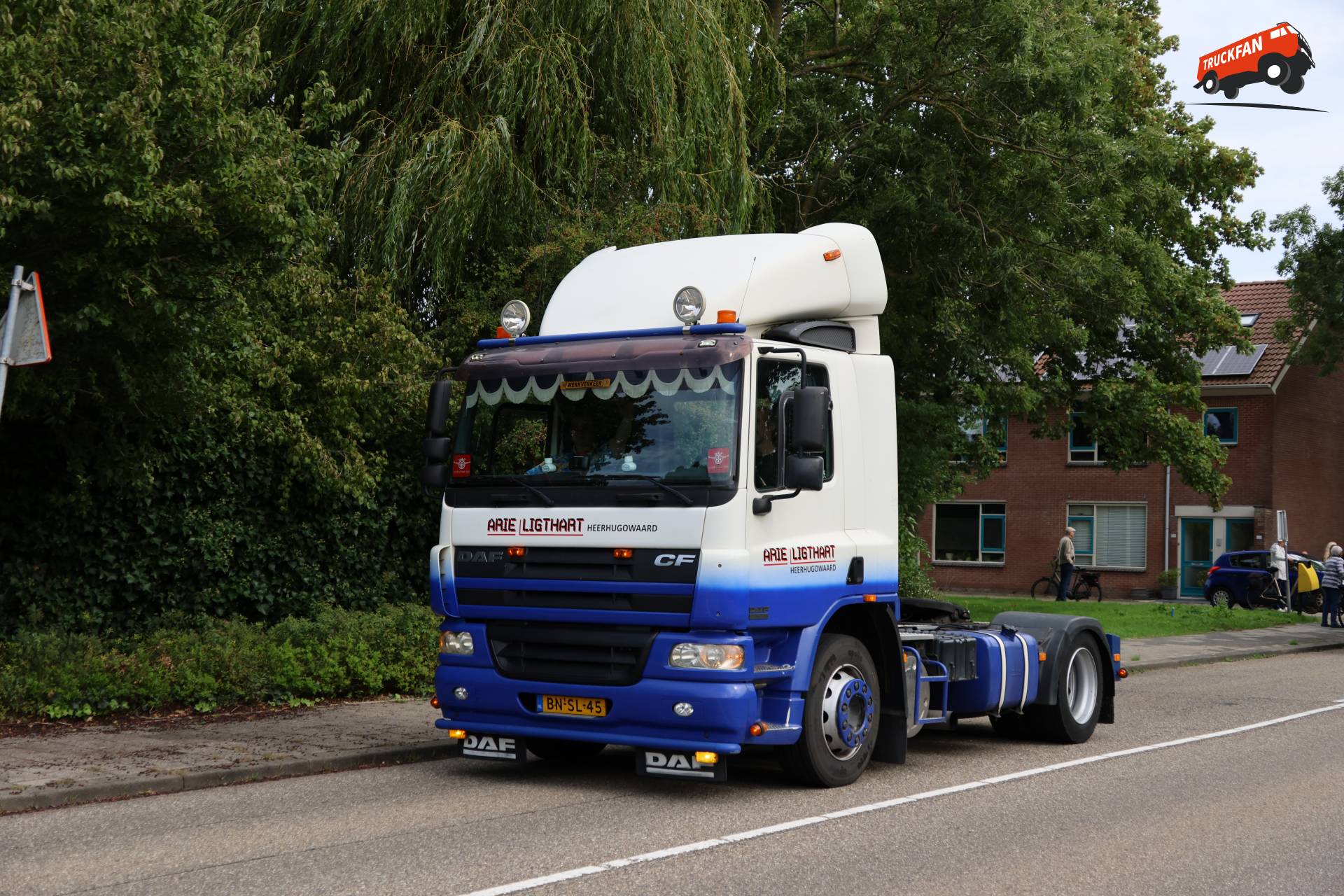 DAF CF75 truck at Langedijker Vrachtwagentour 2026