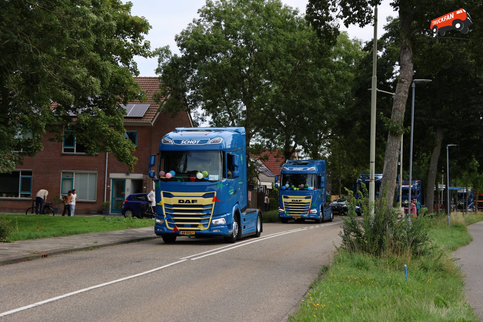 DAF XG vrachtwagen van Schot tijdens Langedijker Vrachtwagentour