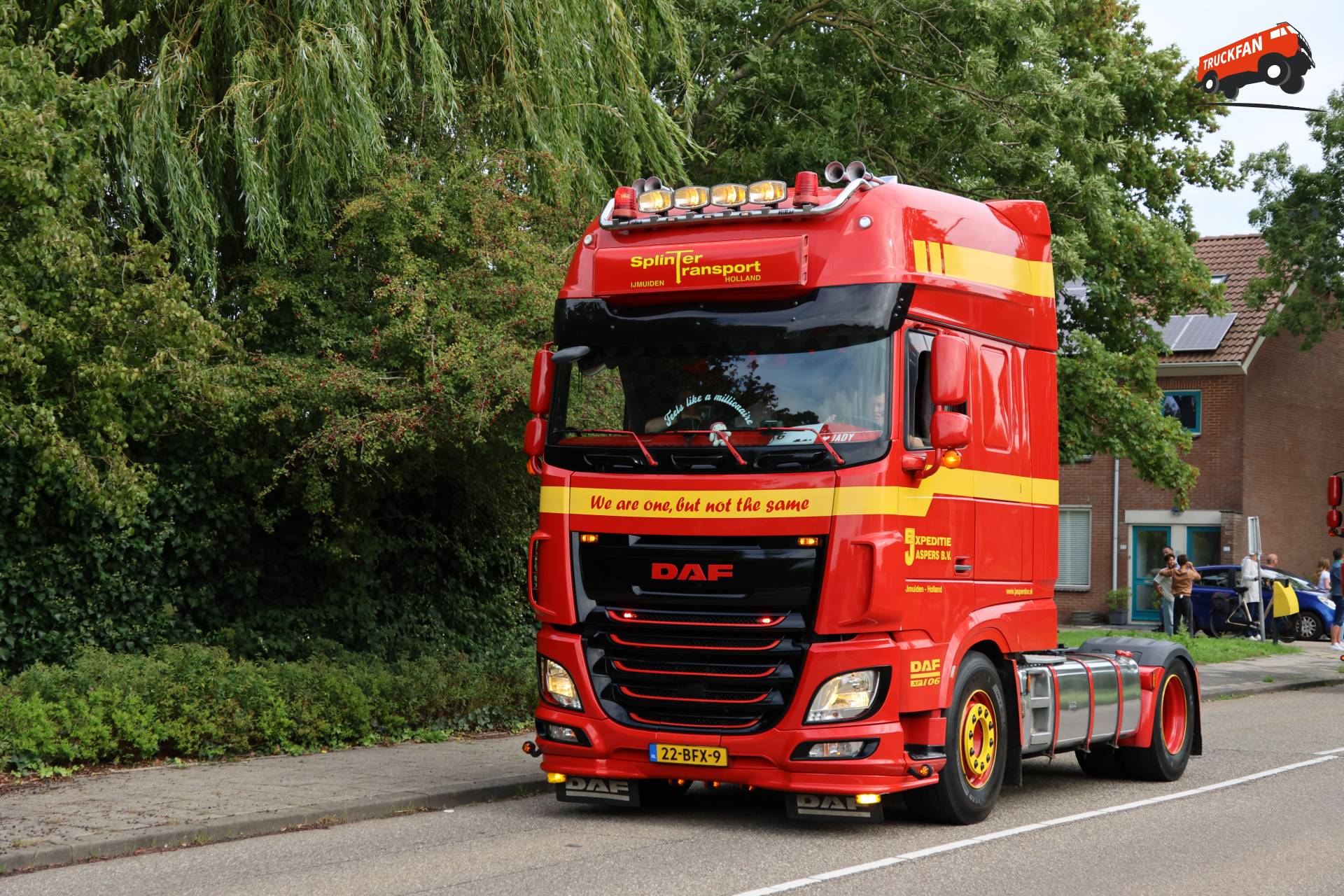 DAF XF Euro 6 vrachtwagen van Jaspers