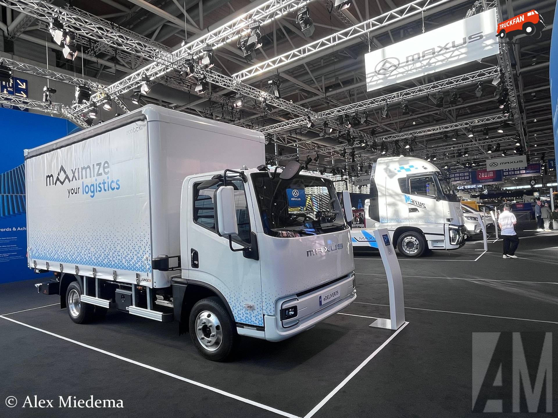 Niet alleen zware 4x2 trekkers bij de nieuwe Maxus truck-range, maar ook een lichter truckje.