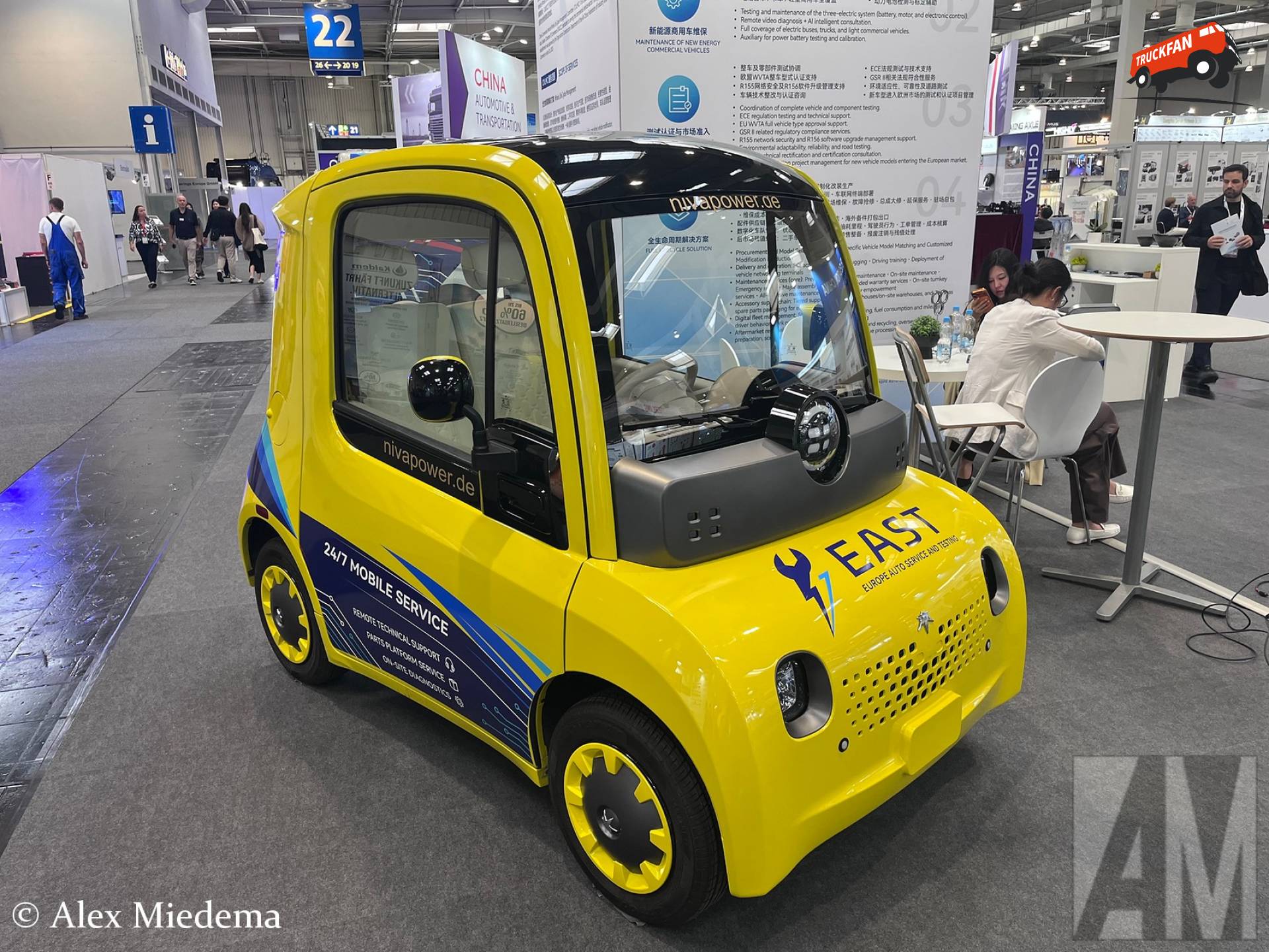 Niva Power (ja, ze doen ook in leuke terreinwagens) liet op de stand van TAM de Astraux AL6 zien.