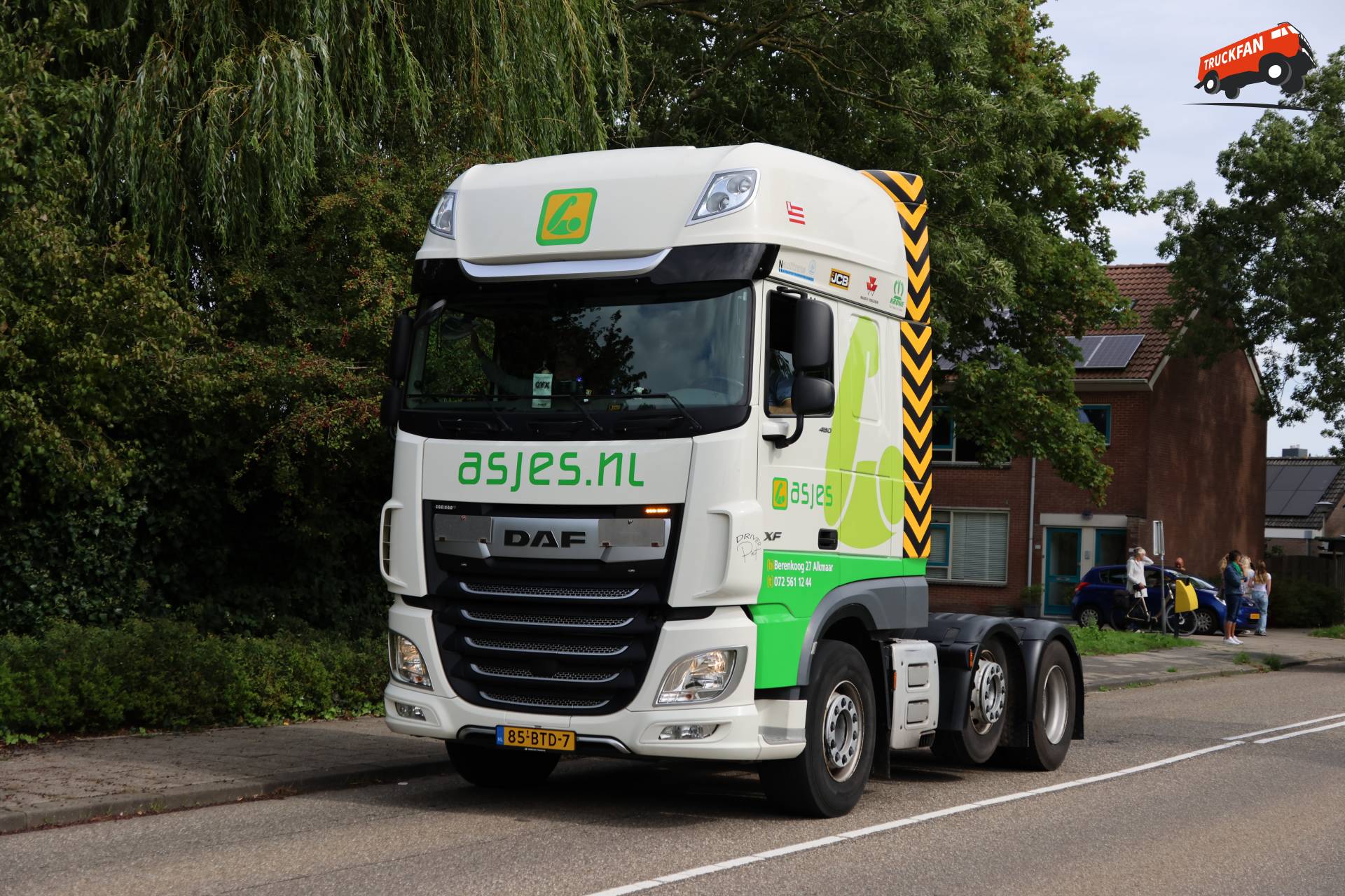 DAF XF Euro 6 vrachtwagen van Asjes