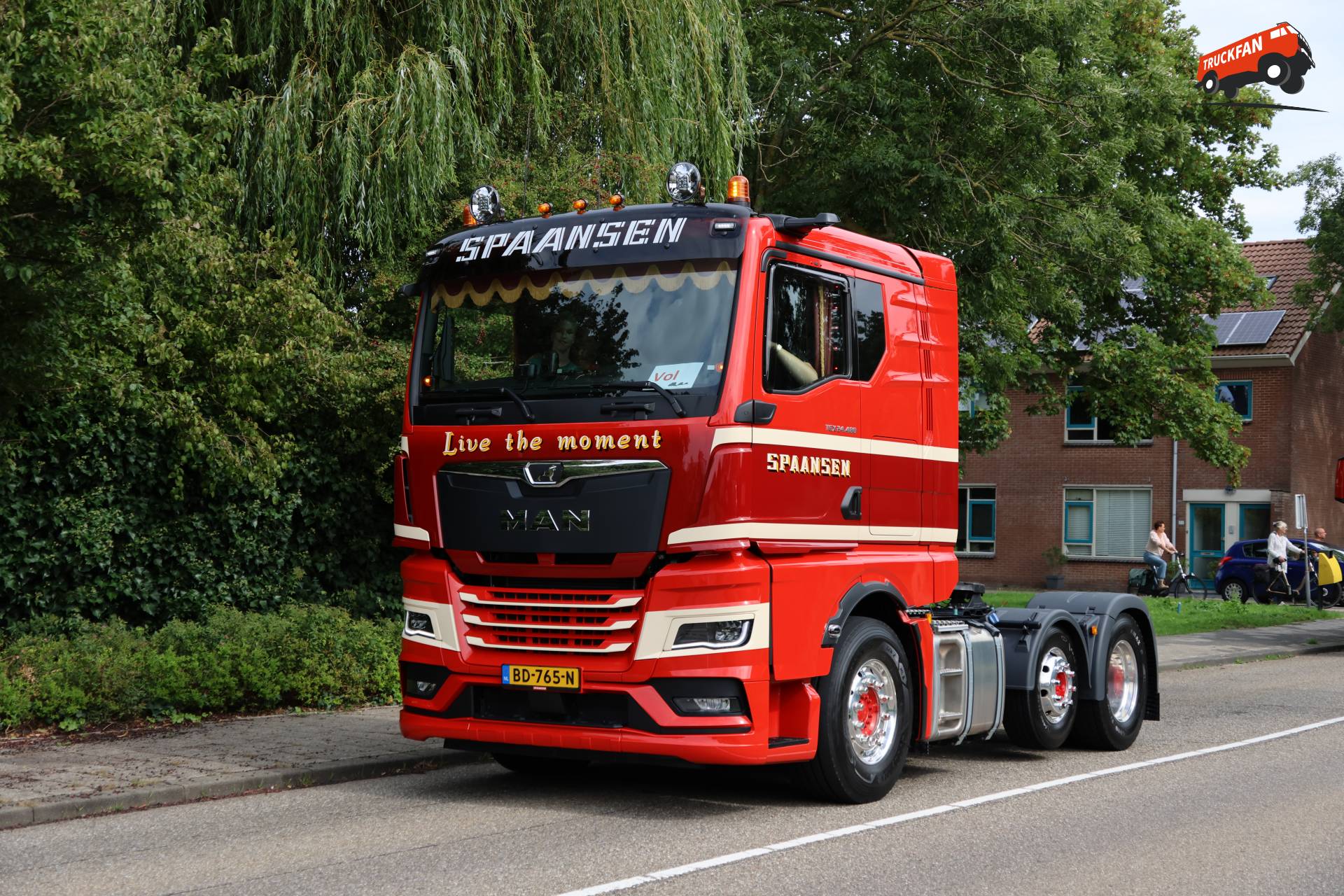 MAN TGX 3e generatie vrachtwagen van Spaansen