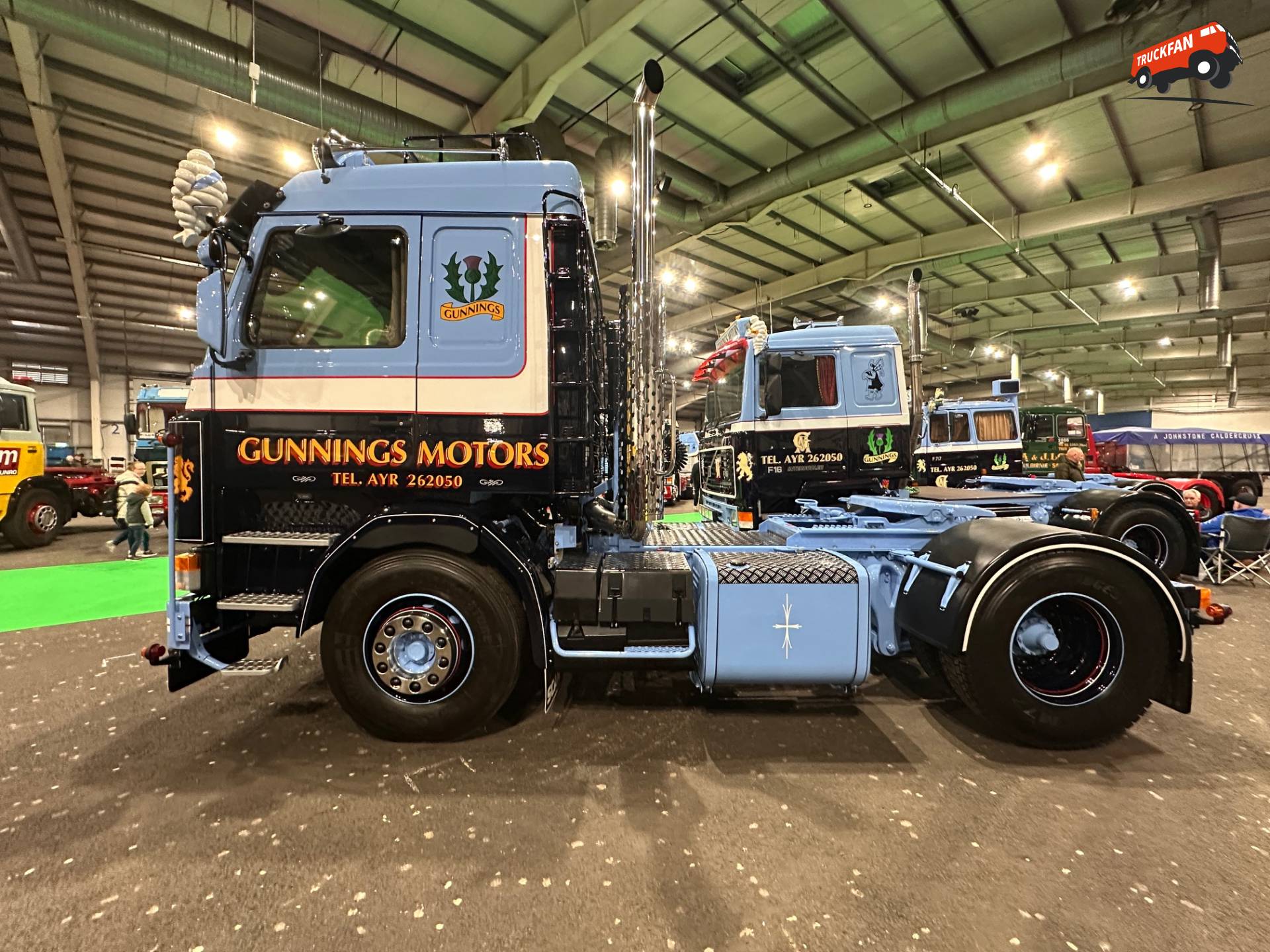 Gunnings Scania 143 binnenkort als model bij Tekno