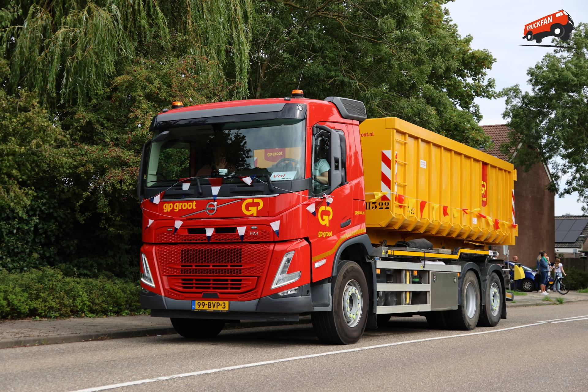 Volvo FM vrachtwagen van GP Groot
