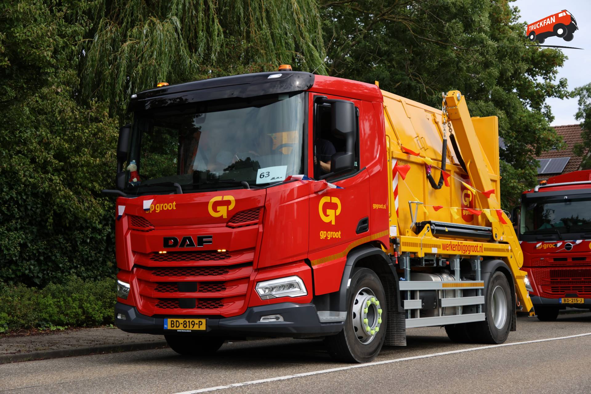 DAF XD vrachtwagen van GP Groot