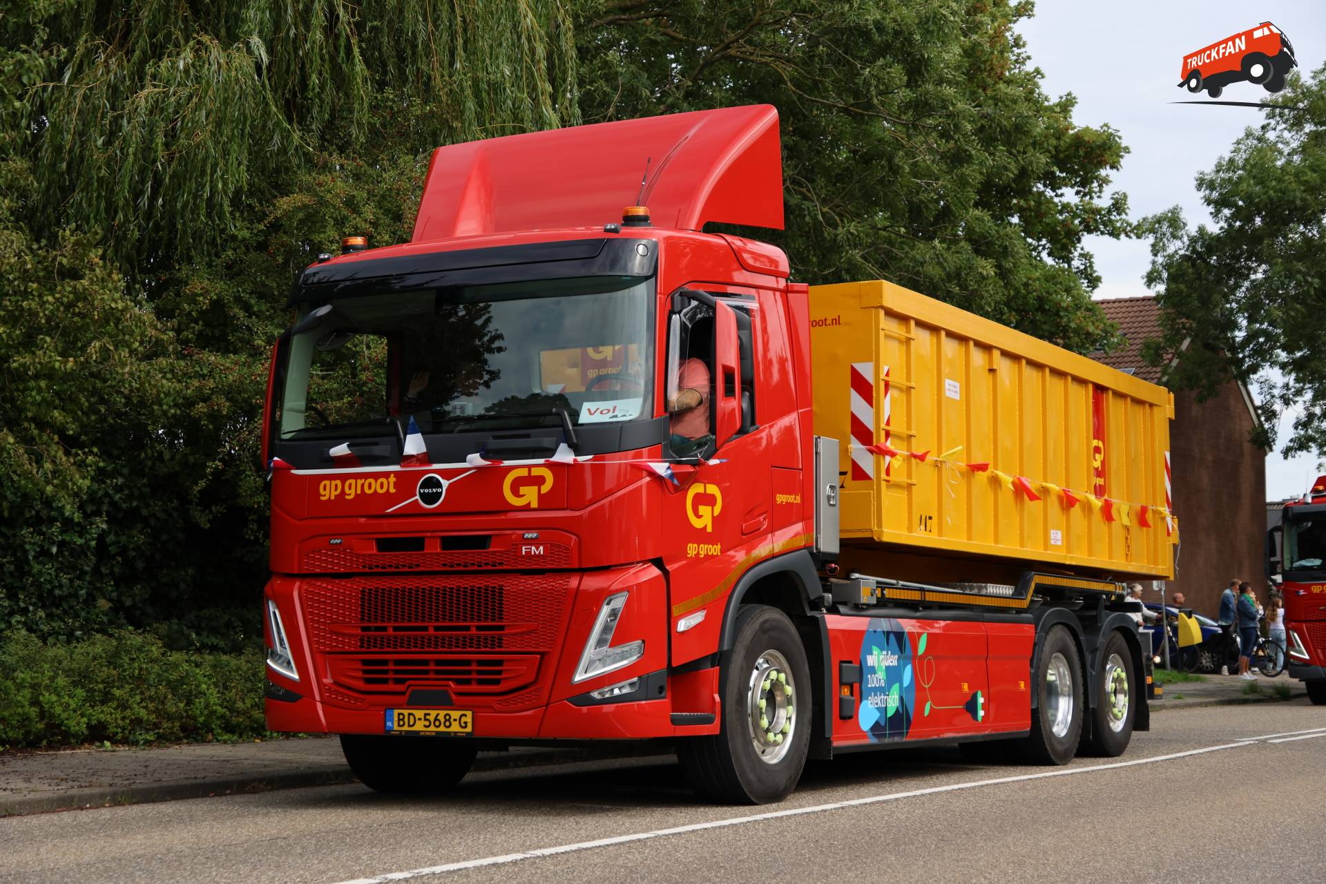 Volvo FM Electric vrachtwagen van GP Groot