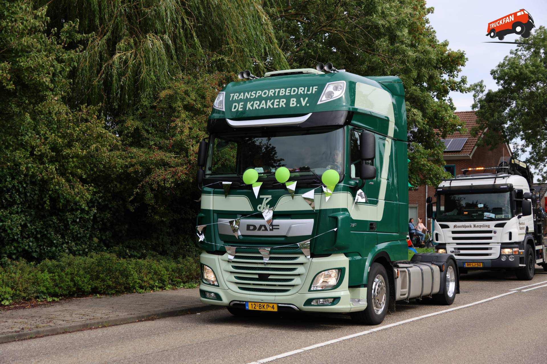 DAF XF Euro6 vrachtwagen van Transportbedrijf De Kraker