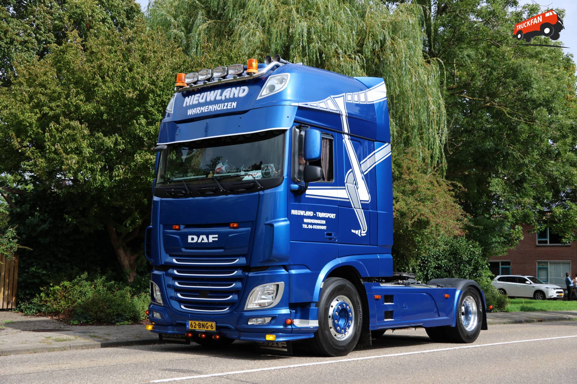 DAF XF Euro 6 vrachtwagen van Nieuwland