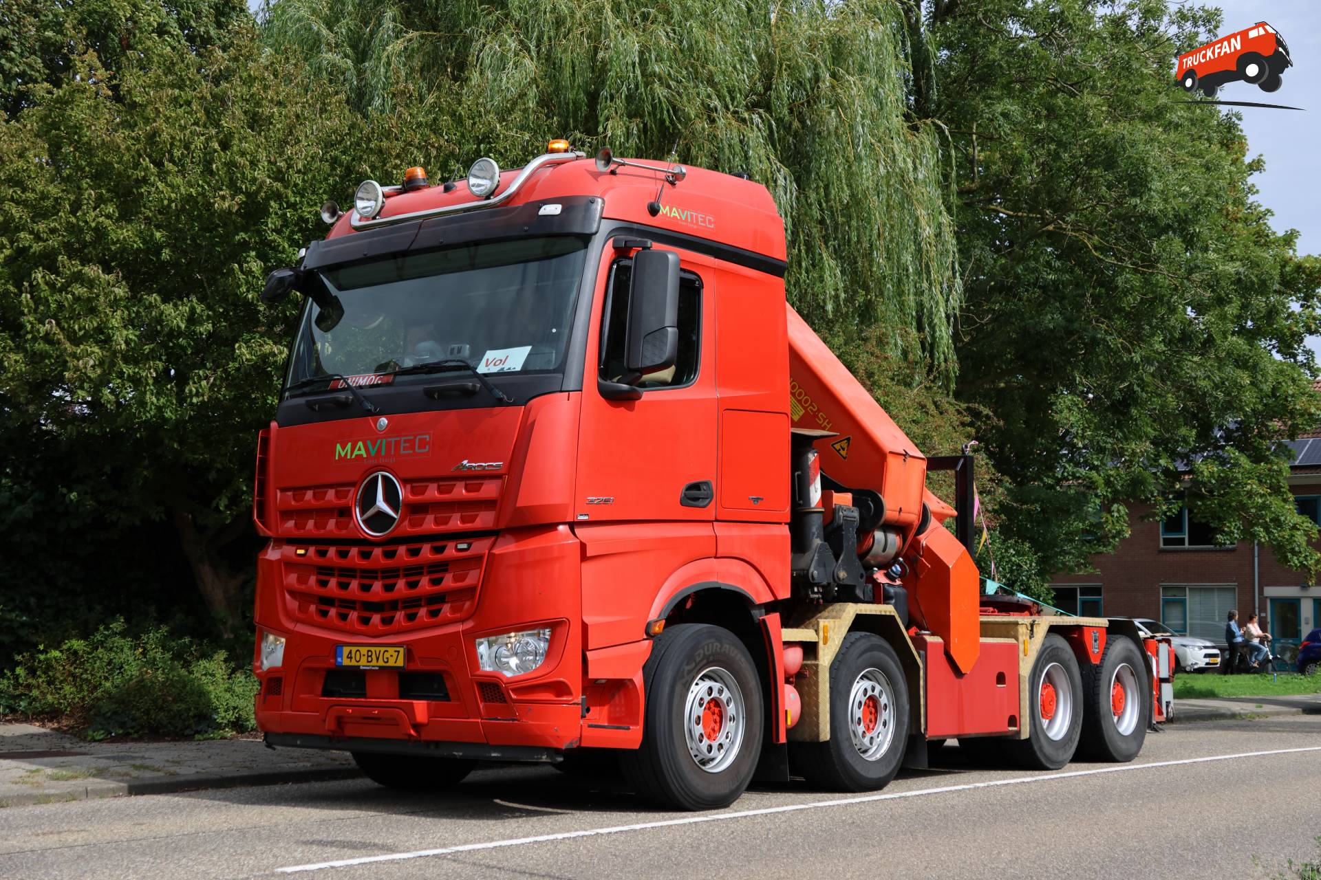 Mercedes-Benz Arocs truck at Langedijker Vrachtwagentour