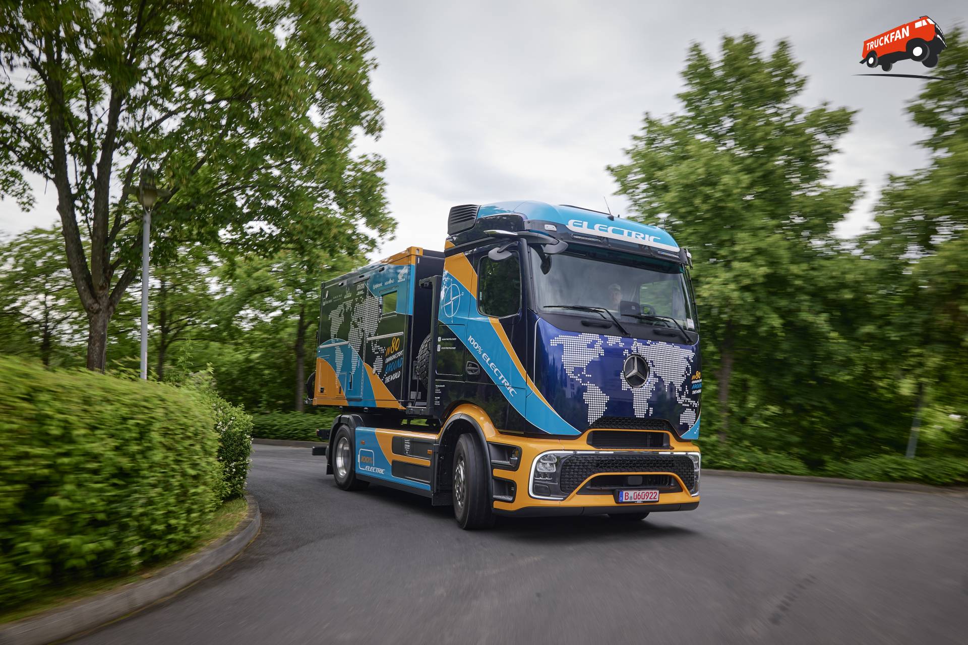 Tobias Wagner start wereldreis met elektrische truck