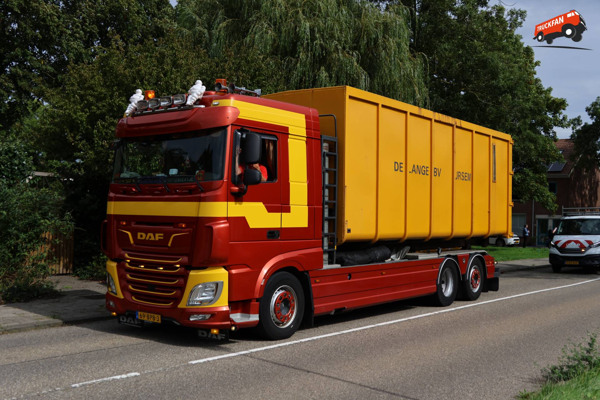 DAF XF Euro 6 vrachtwagen op Langedijker Vrachtwagentour