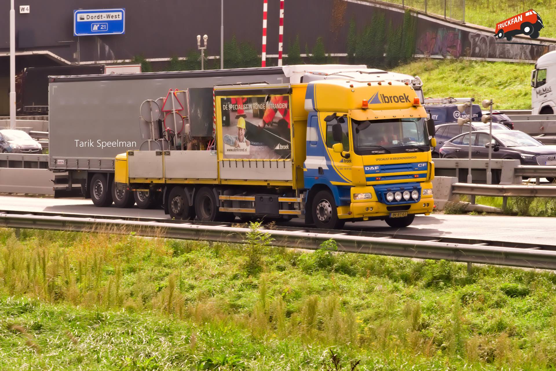 DAF CF85 vrachtwagen met kenteken BV-BT-53
