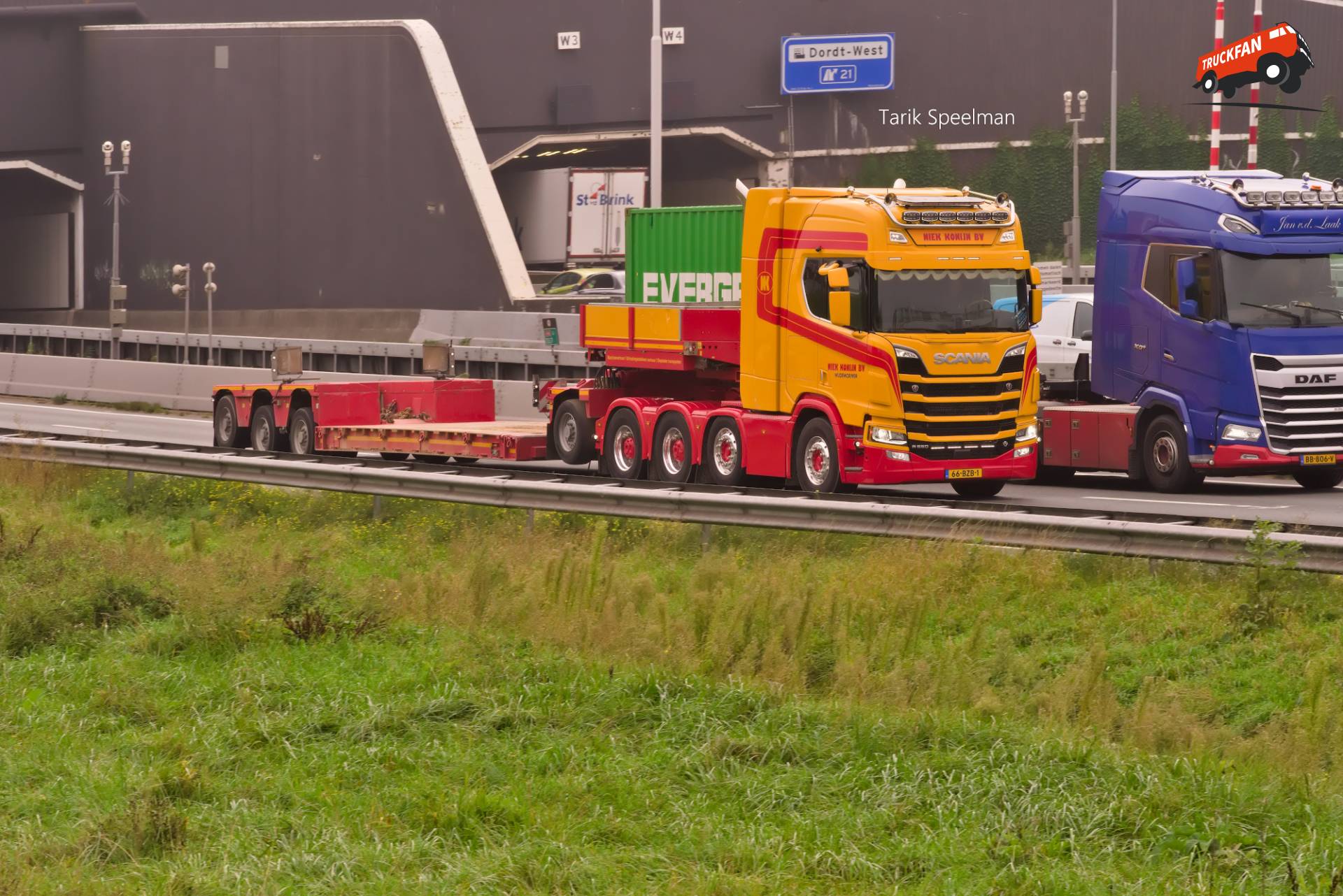 Scania R580 vrachtwagen met kenteken 66-BZB-1