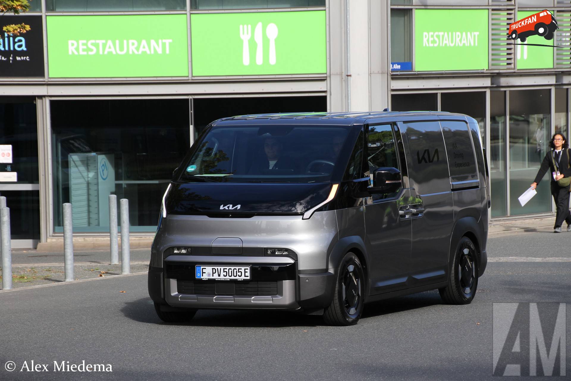 KIA PV5 op IAA Transportation 2026 in Messe Hannover