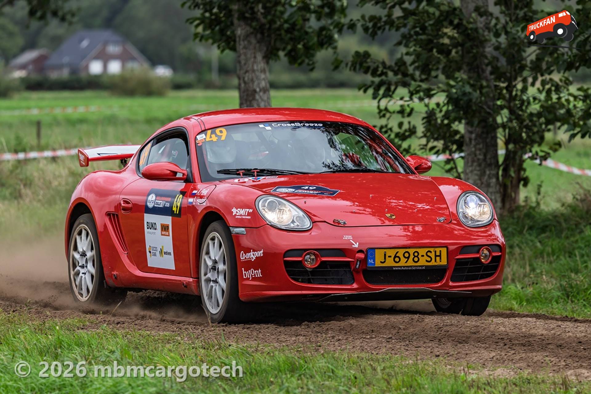 Porsche Cayman op Hellendoorn Rally 2026