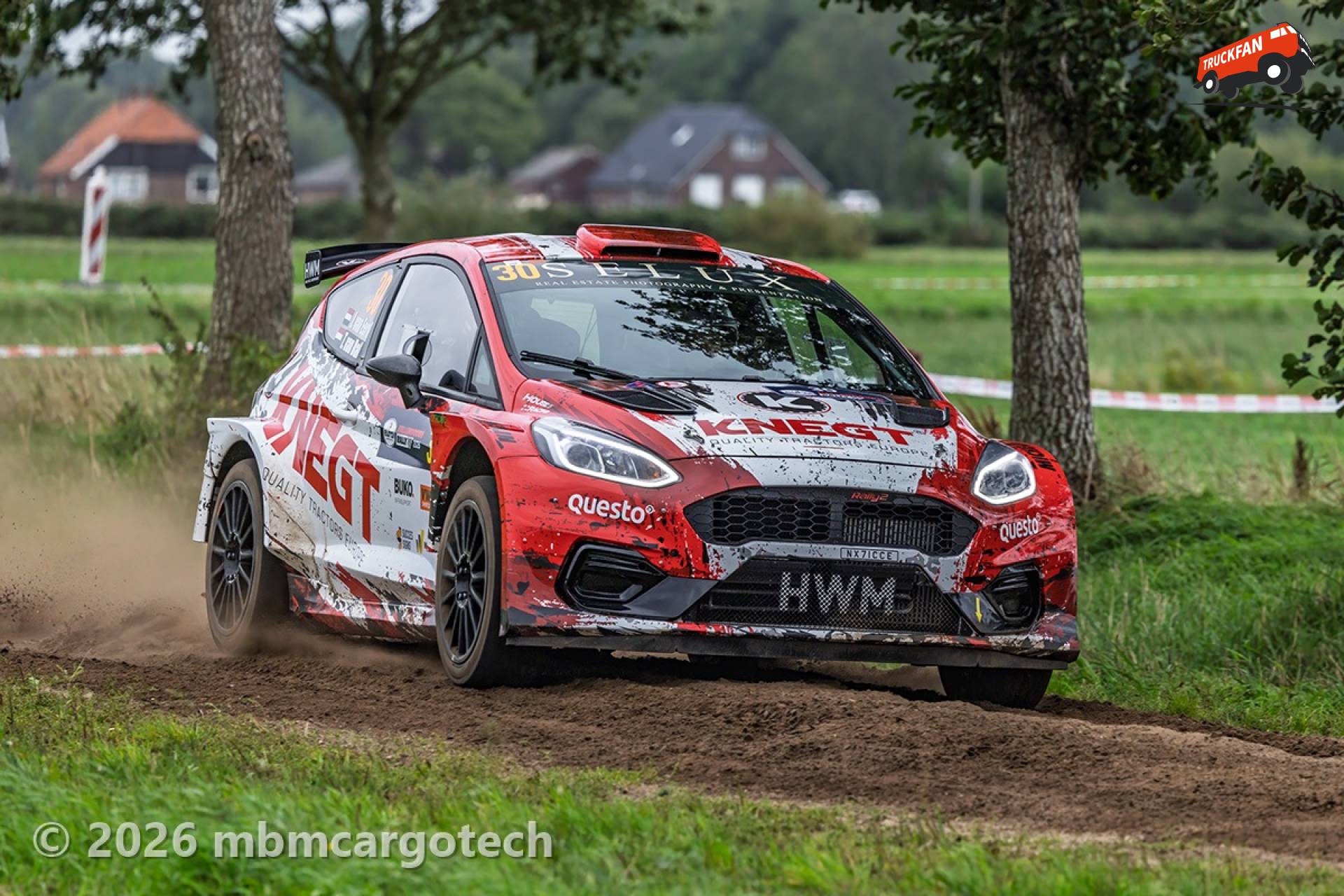 Ford Fiesta Rally2 op de Hellendoorn Rally