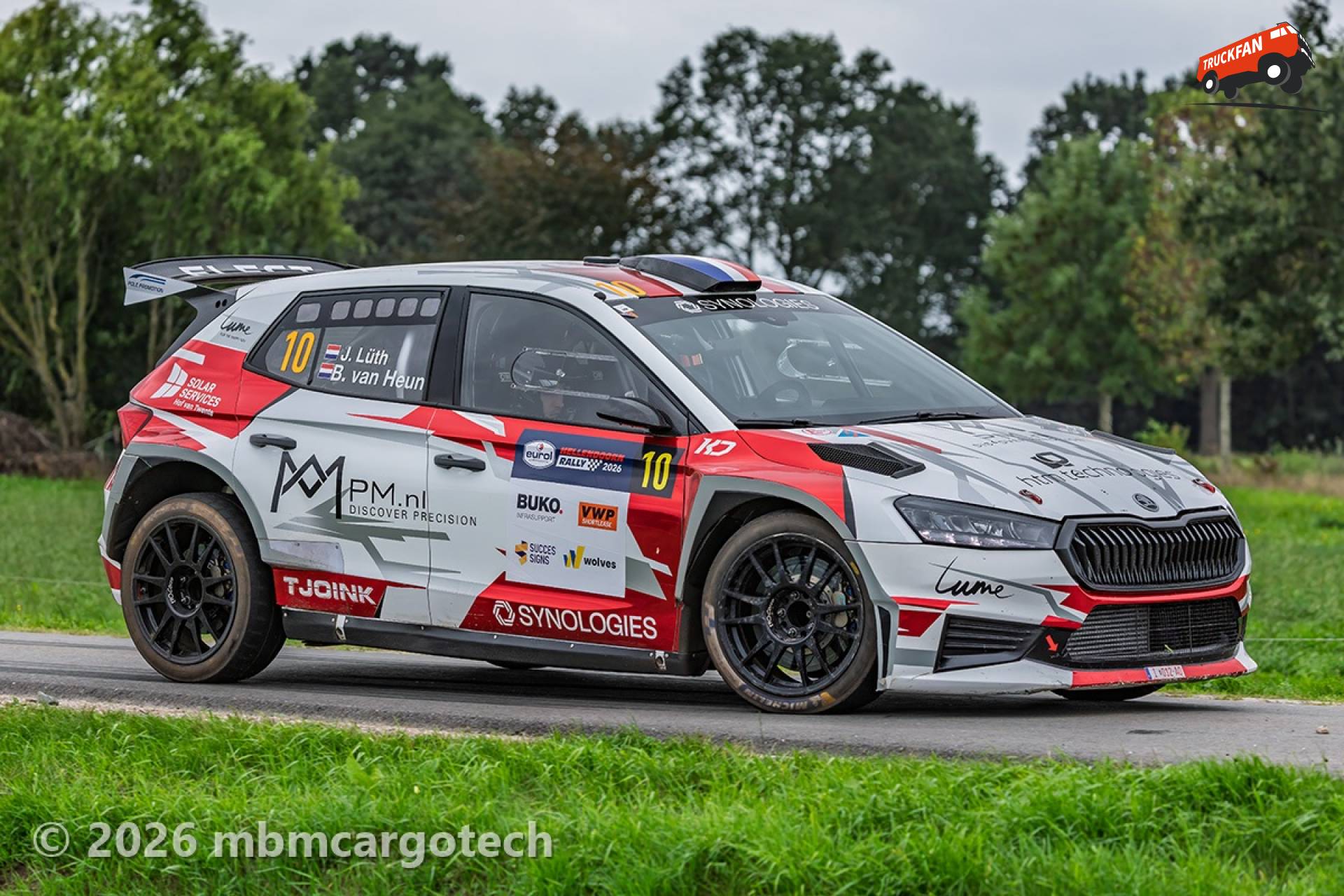 Škoda Fabia RS Rally2 auto nummer 10
