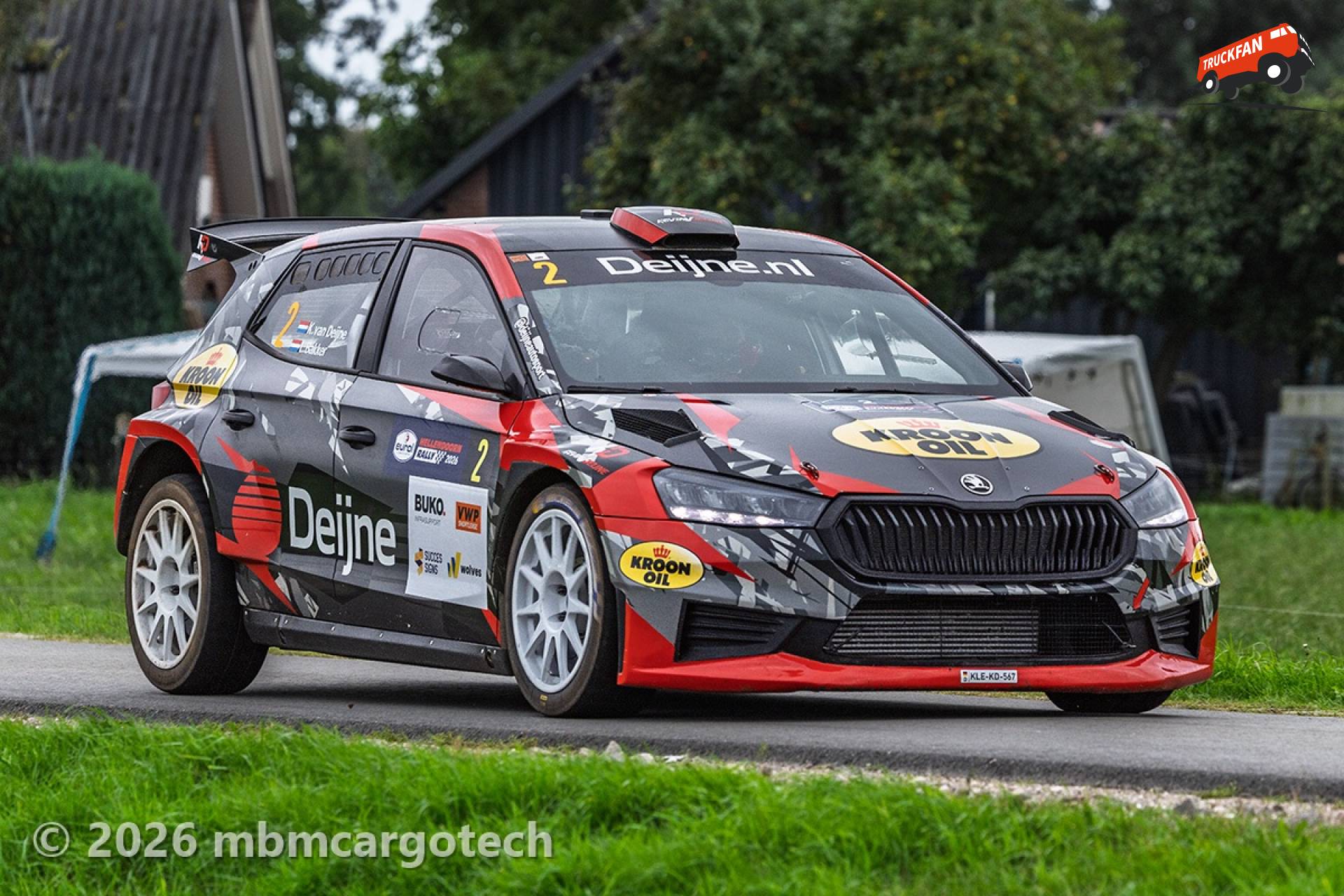 Skoda Fabia Rally2 op asfalt