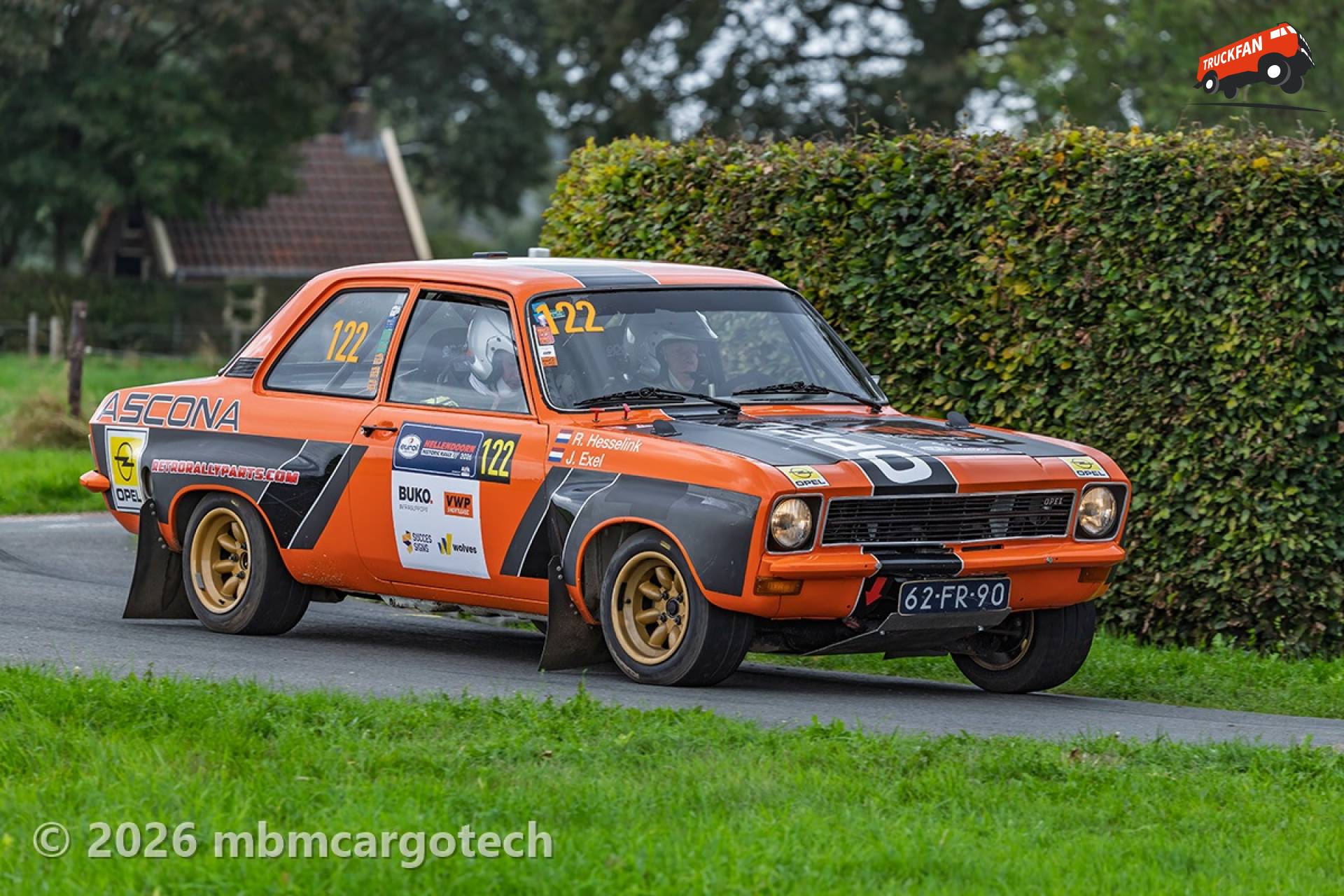Opel Ascona 1972 Eerste Generatie Rallyauto