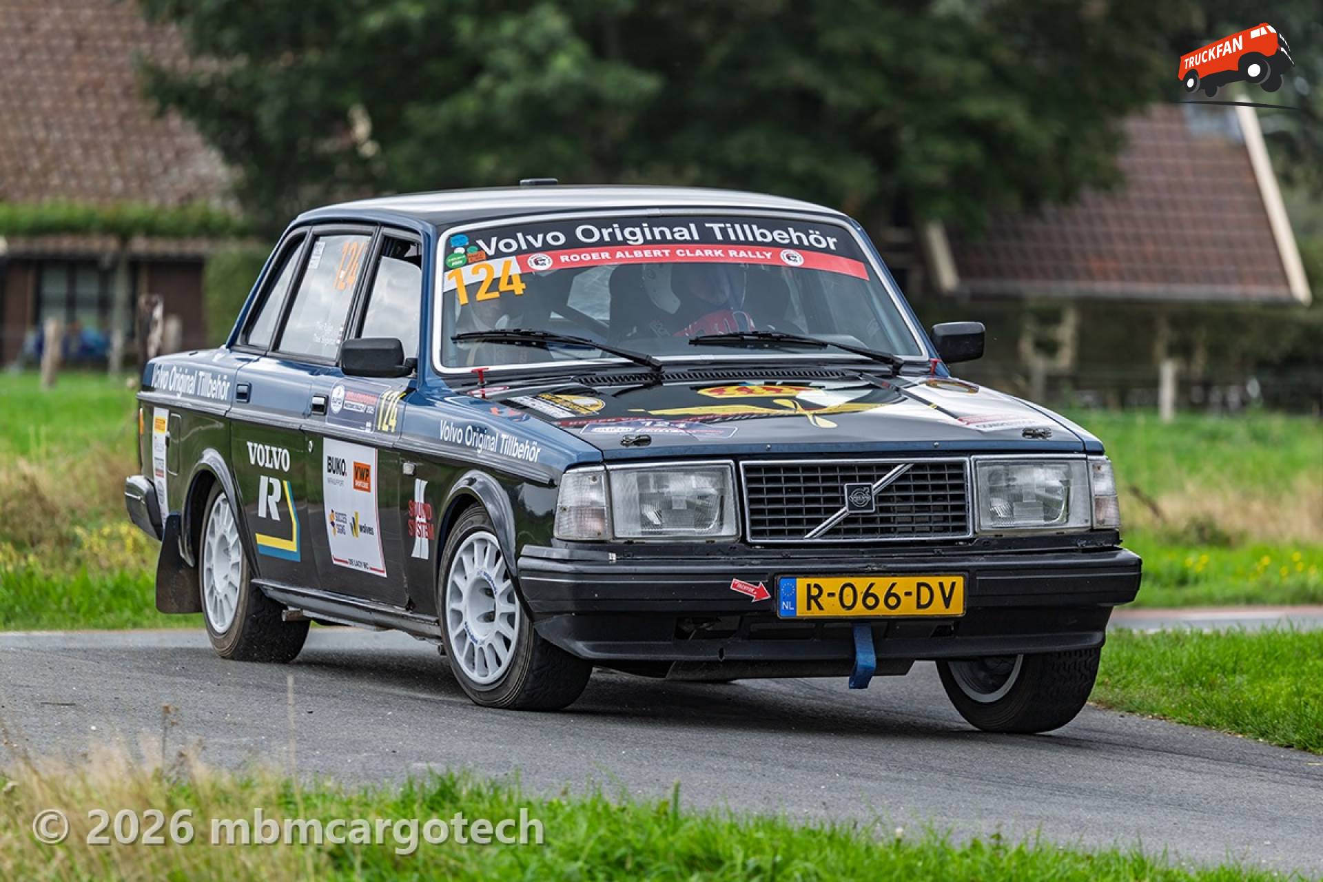 Volvo 240 Rallyauto uit 1982