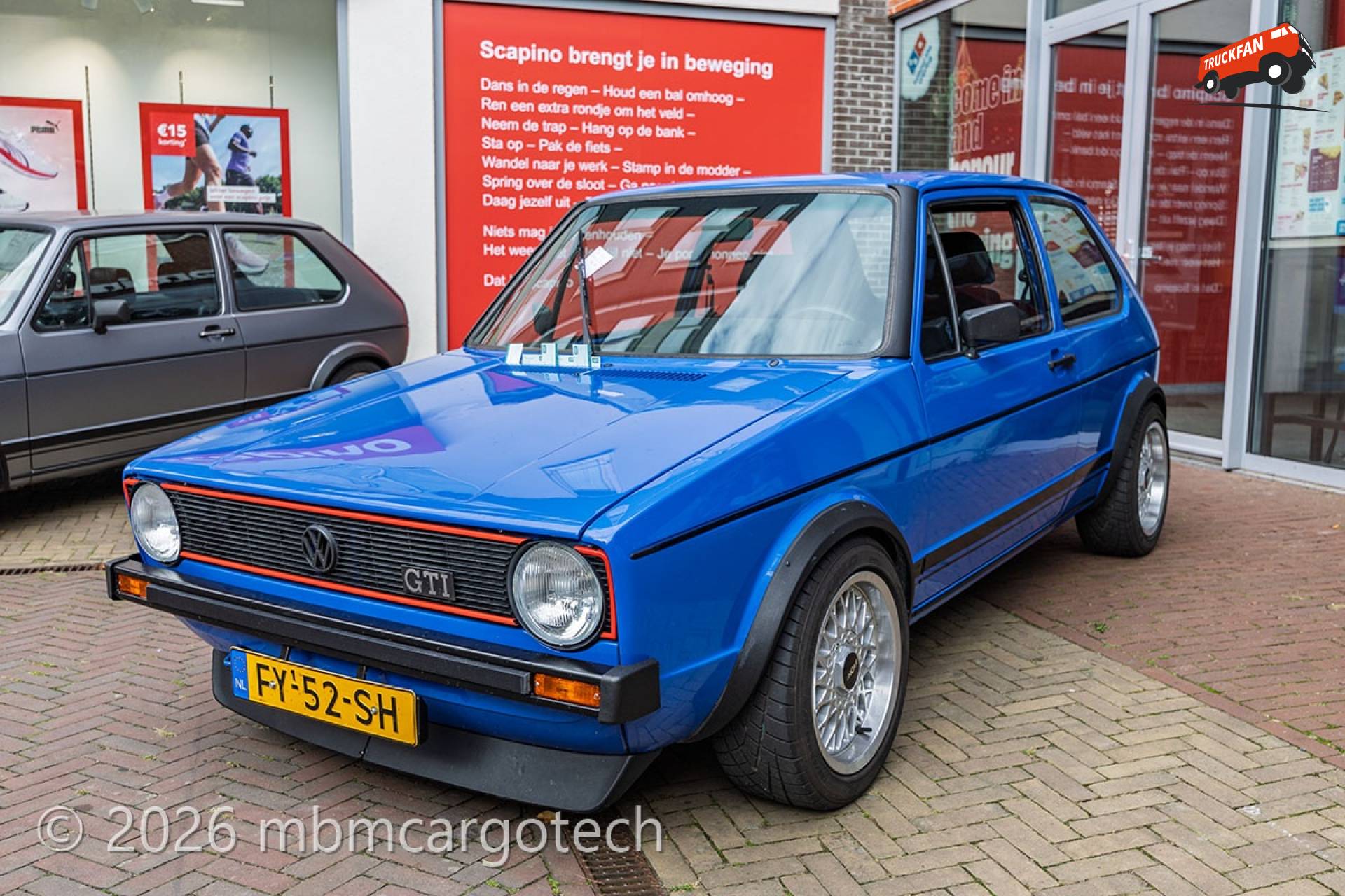 Golf GTI op Oldtimerdag Burgum