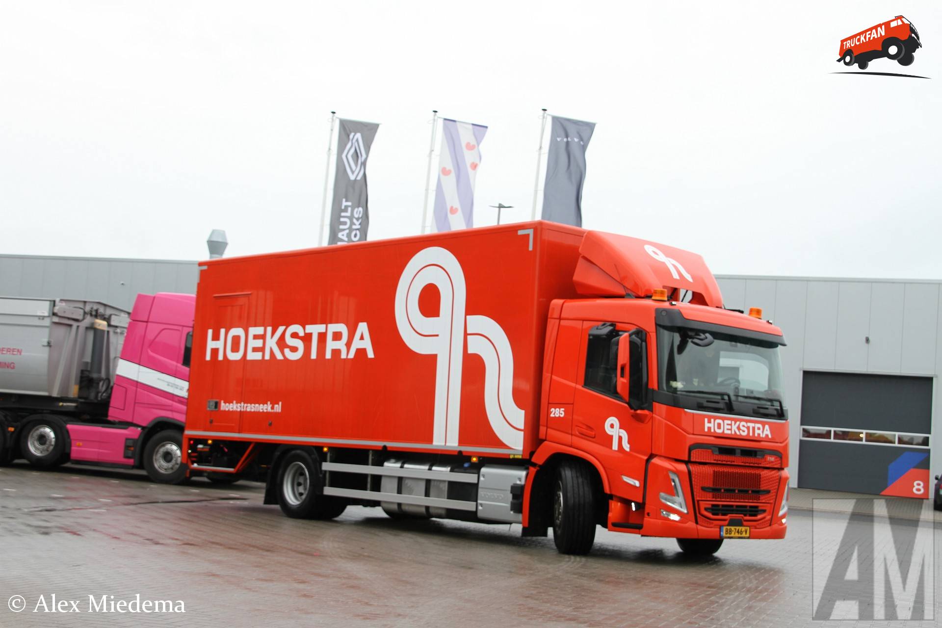 Volvo FM vrachtwagen van Transportbedrijf H. Hoekstra B.V.