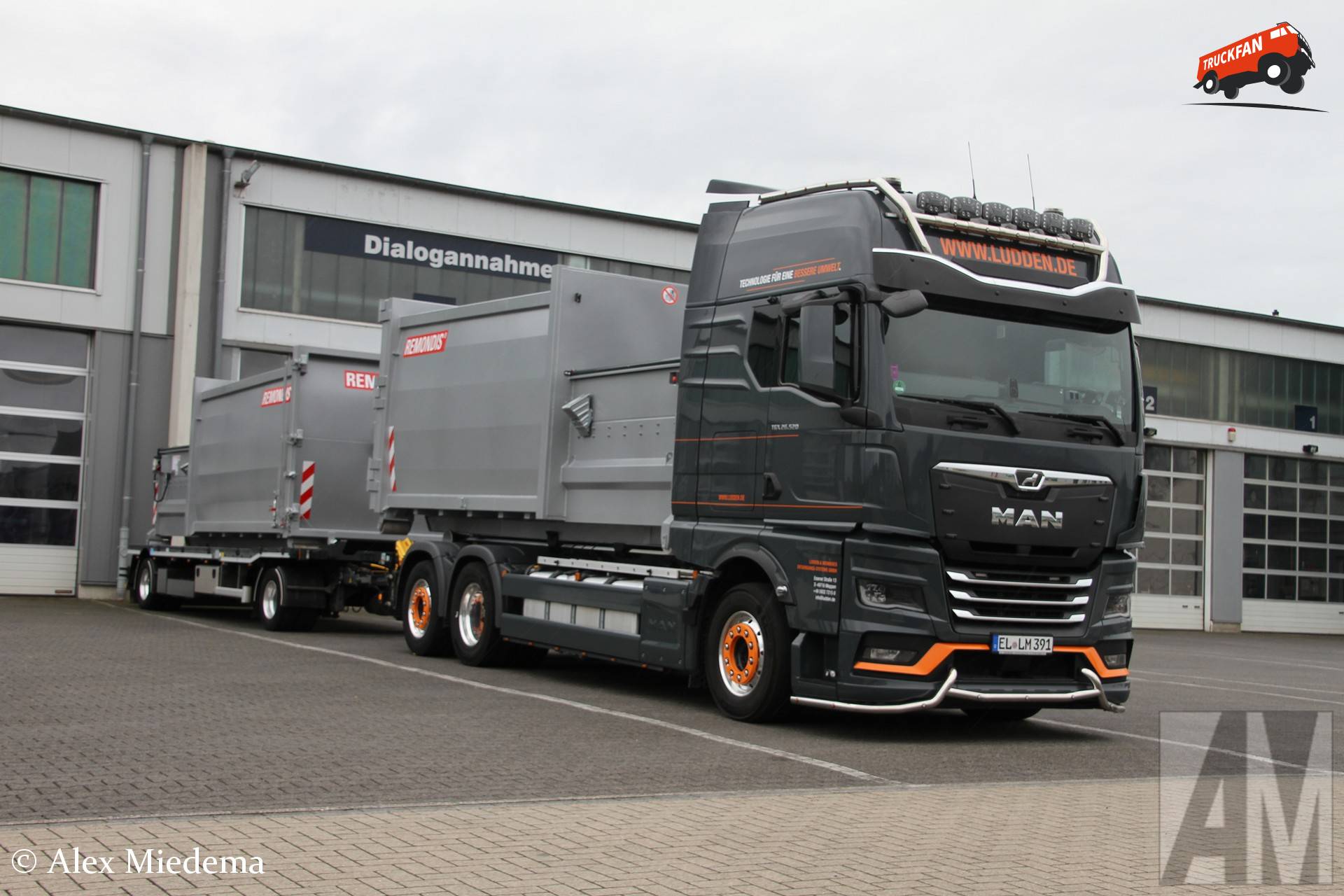 MAN TGX truck owned by Ludden in Lohne, Germany
