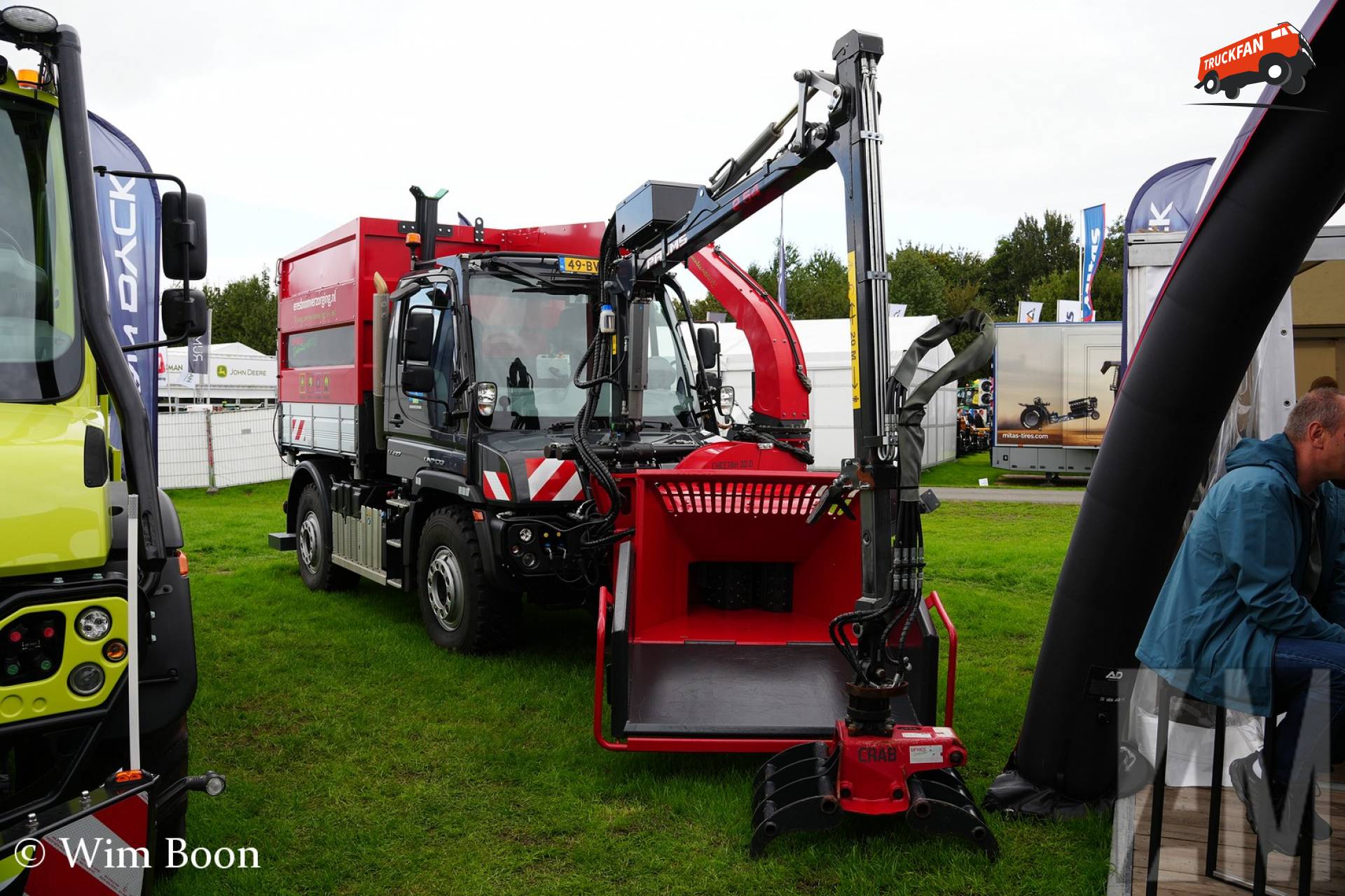 Unimog U427 at GroenTechniek Holland trade fair