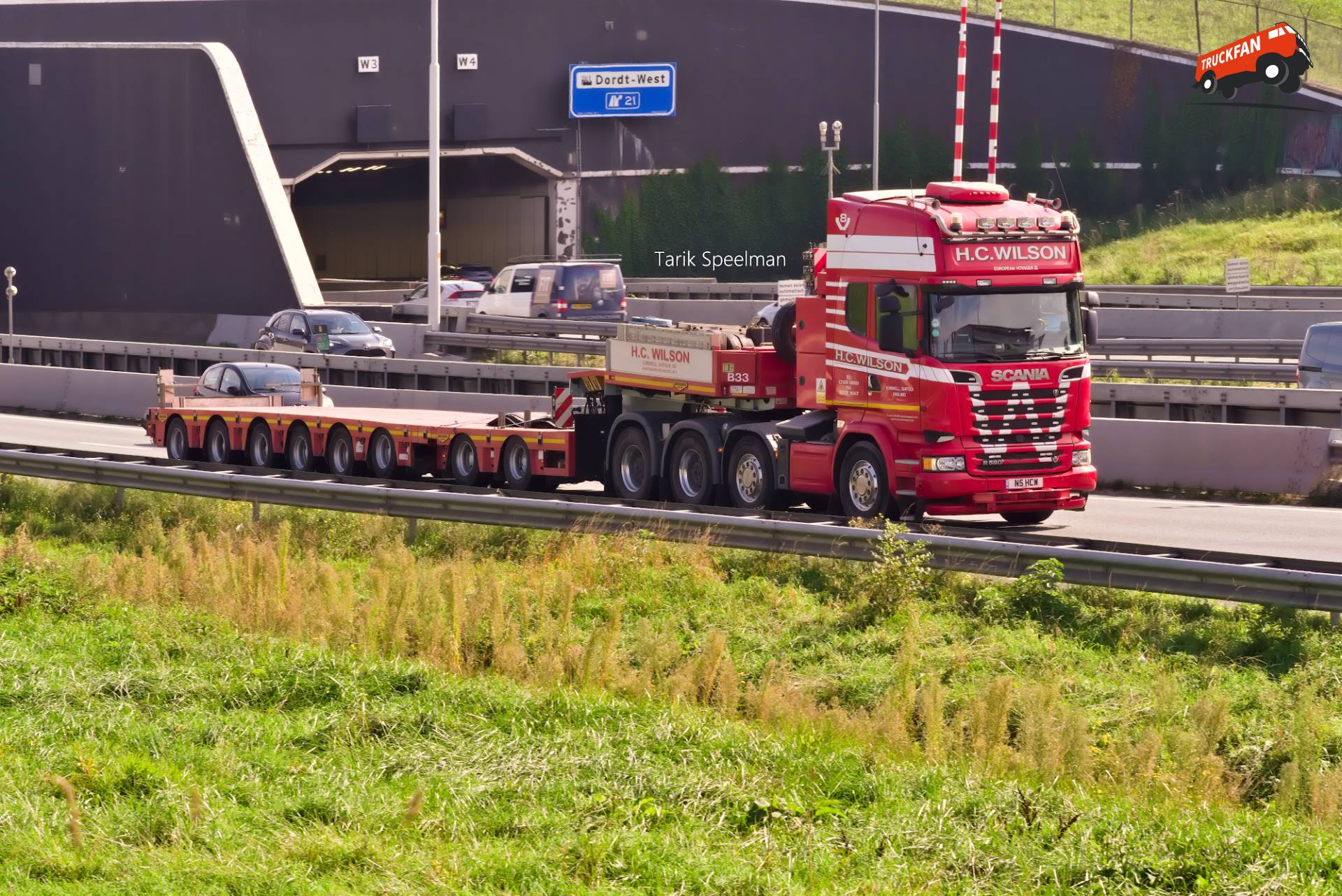 Scania R580 vrachtwagen met kenteken N5 HCW