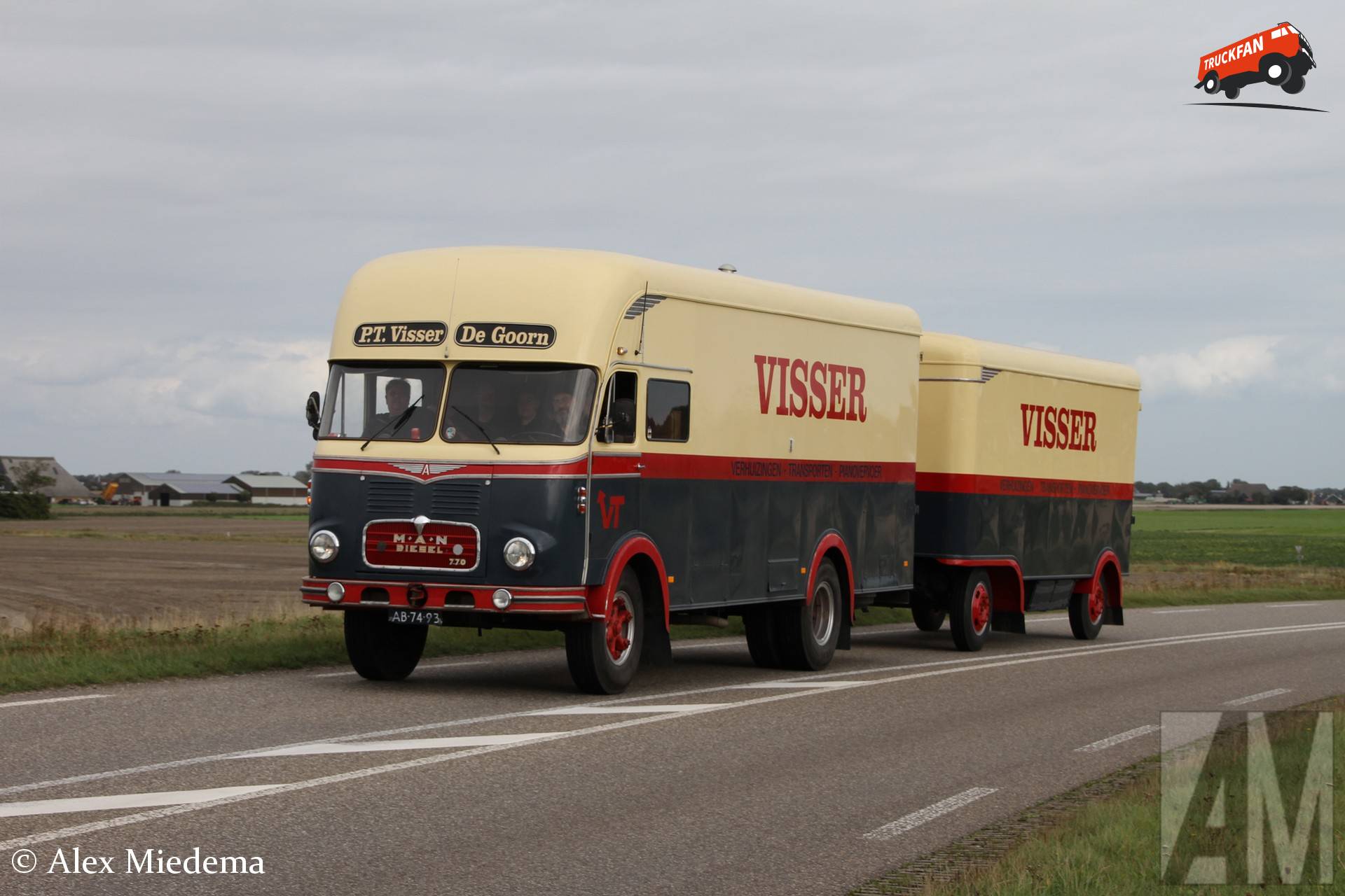 Ackermann carrosserie MAN 770 truck in Harlingen