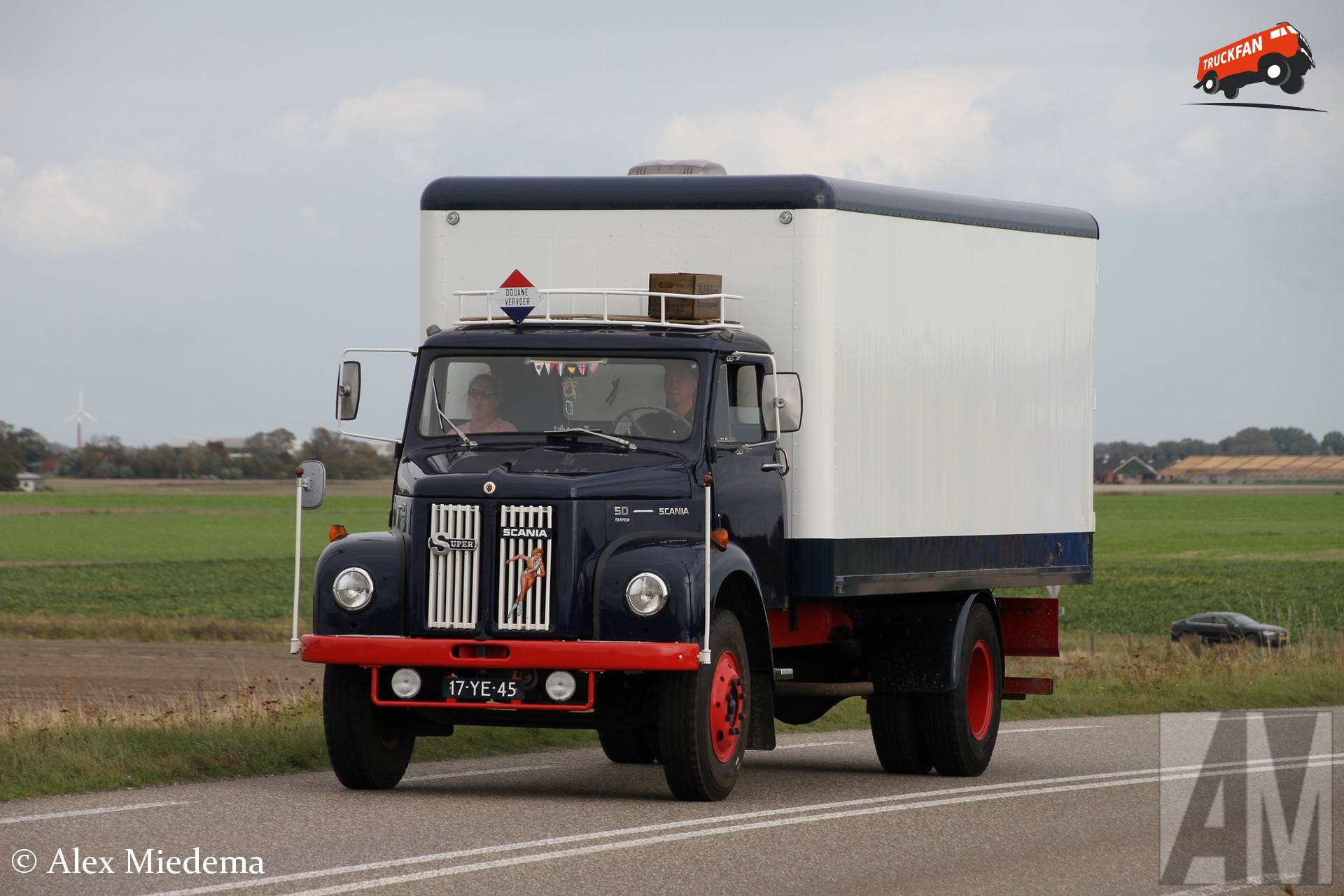 Scania L50 truck in Harlingen