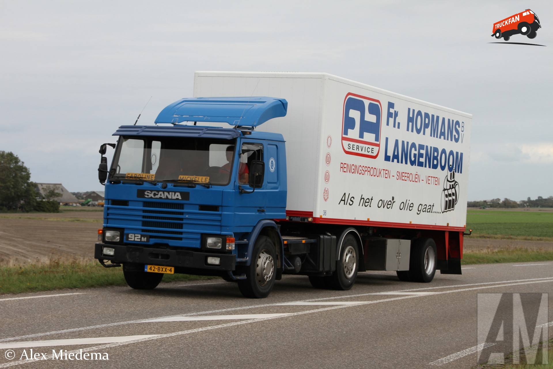 Scania 92M truck in Harlingen