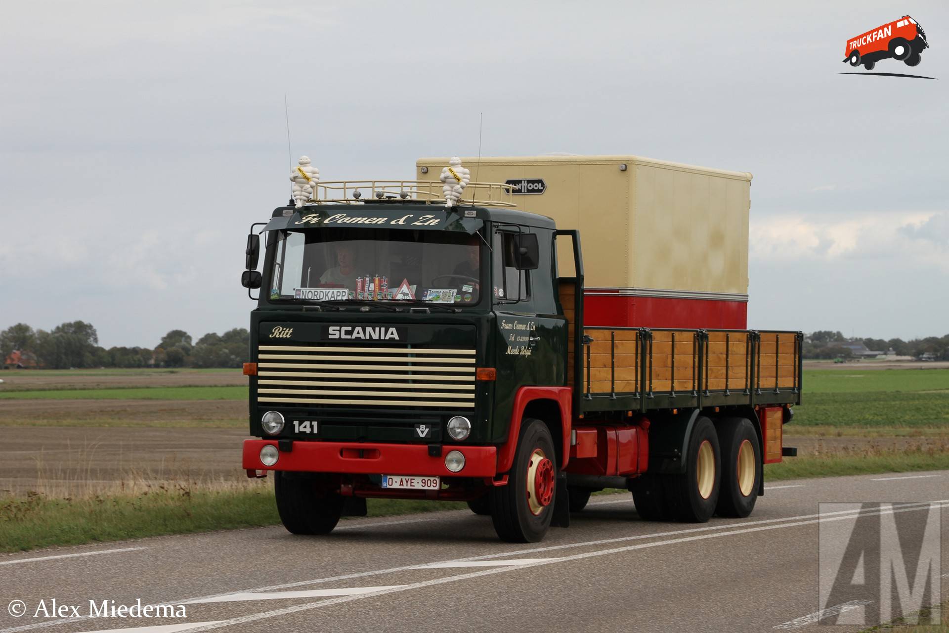 Scania 141 truck in Harlingen