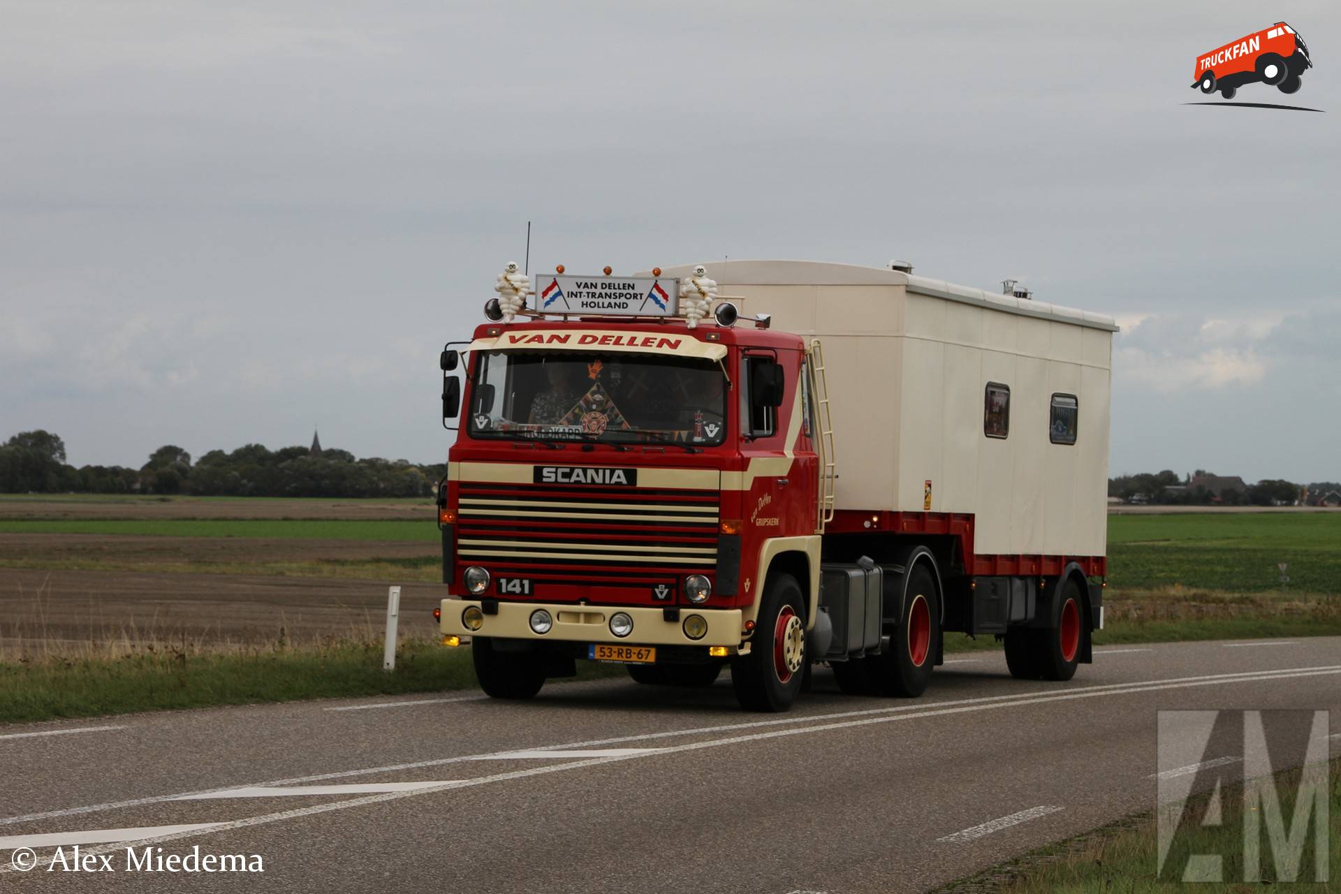 Scania 141 Truck Owned by Van Dellen in Harlingen