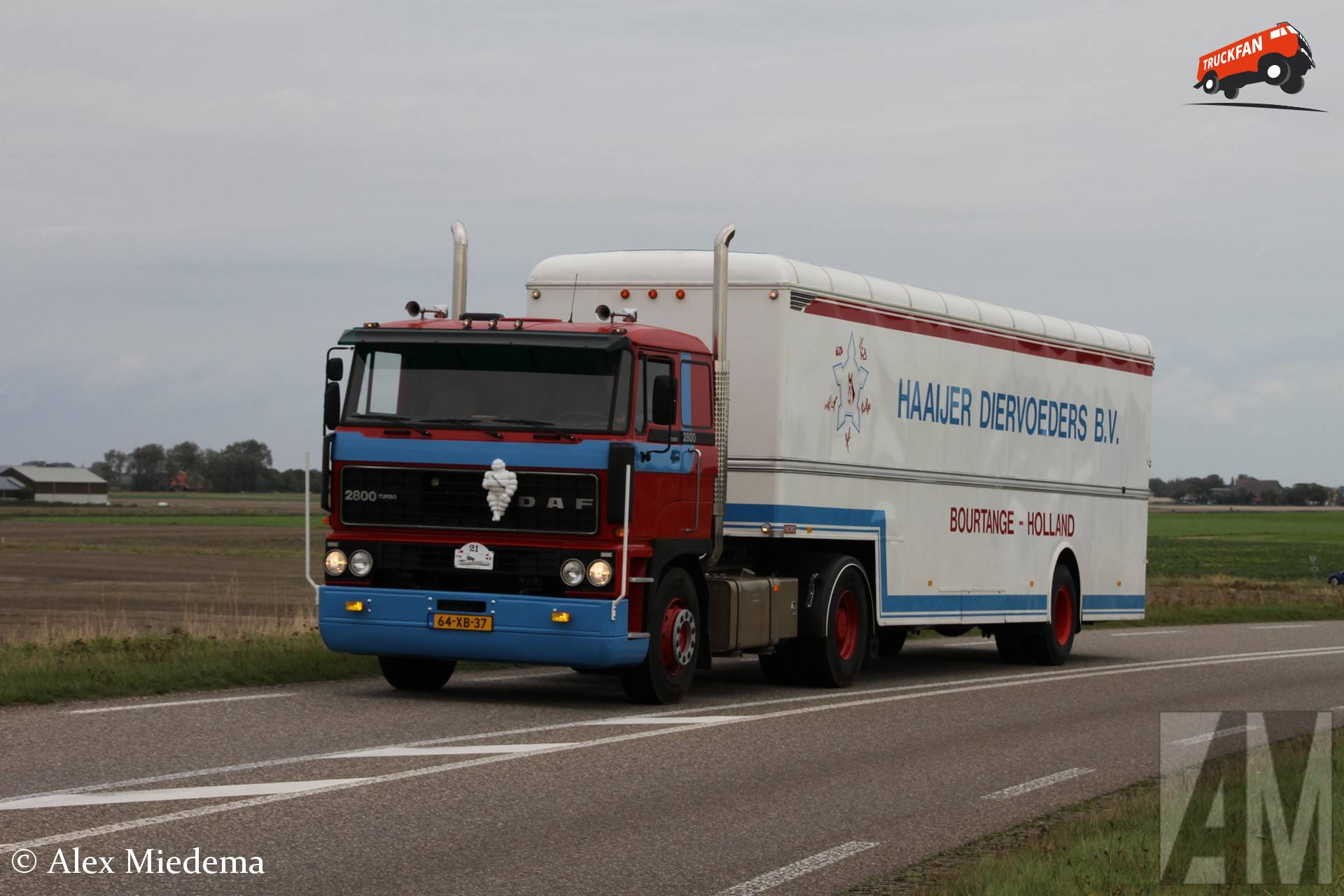 DAF 2800 op Oldtimer Truck Elfstedentocht 2026