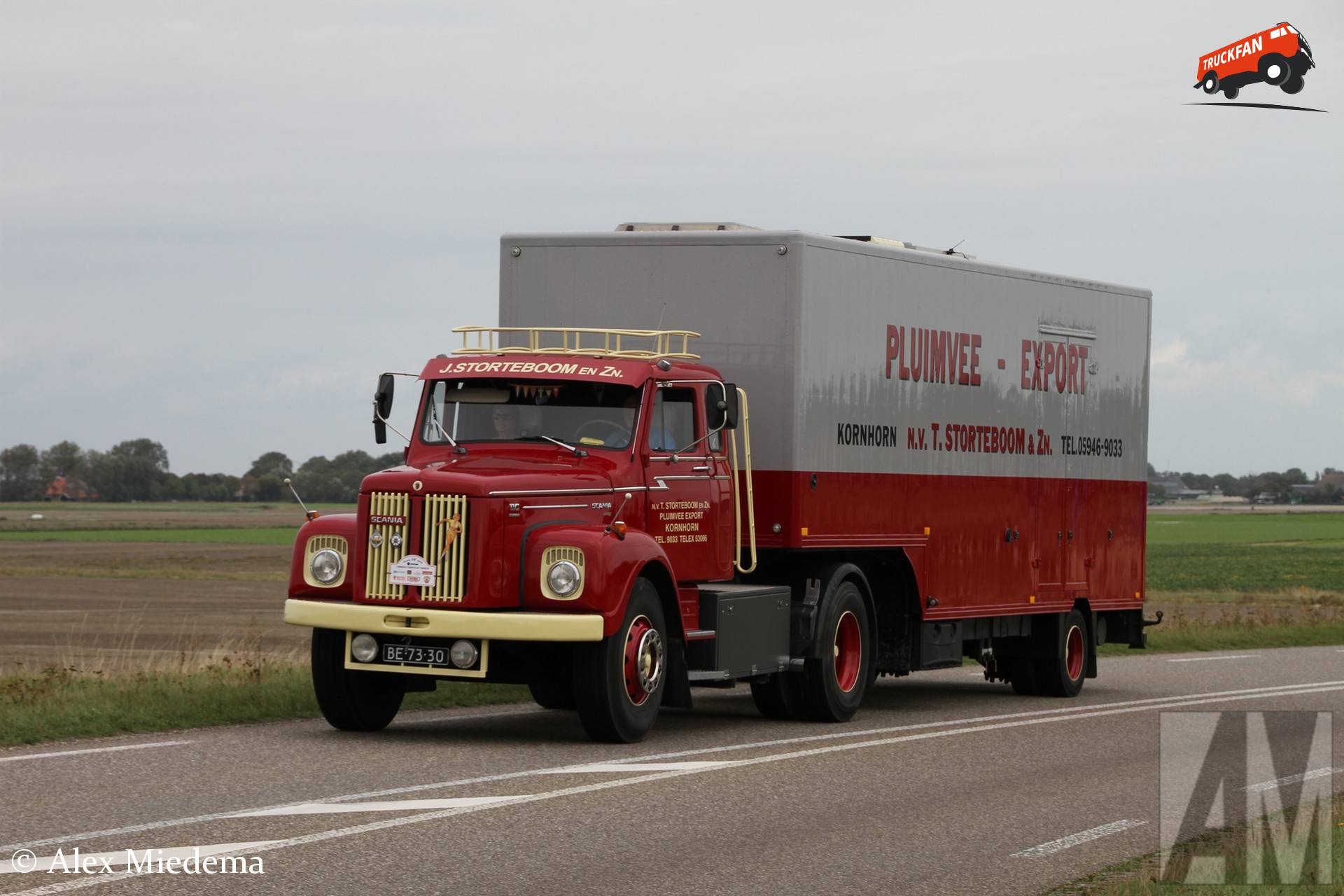 Scania L110 truck in Harlingen