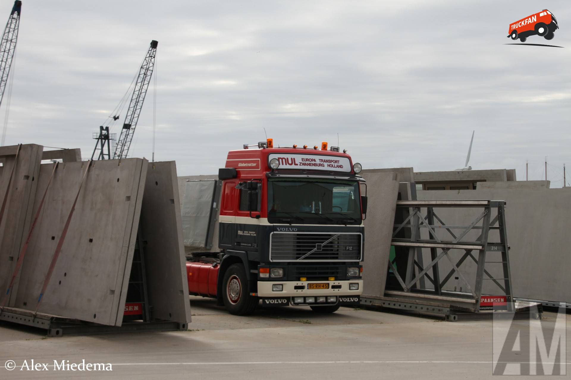 Volvo F12 truck in Harlingen