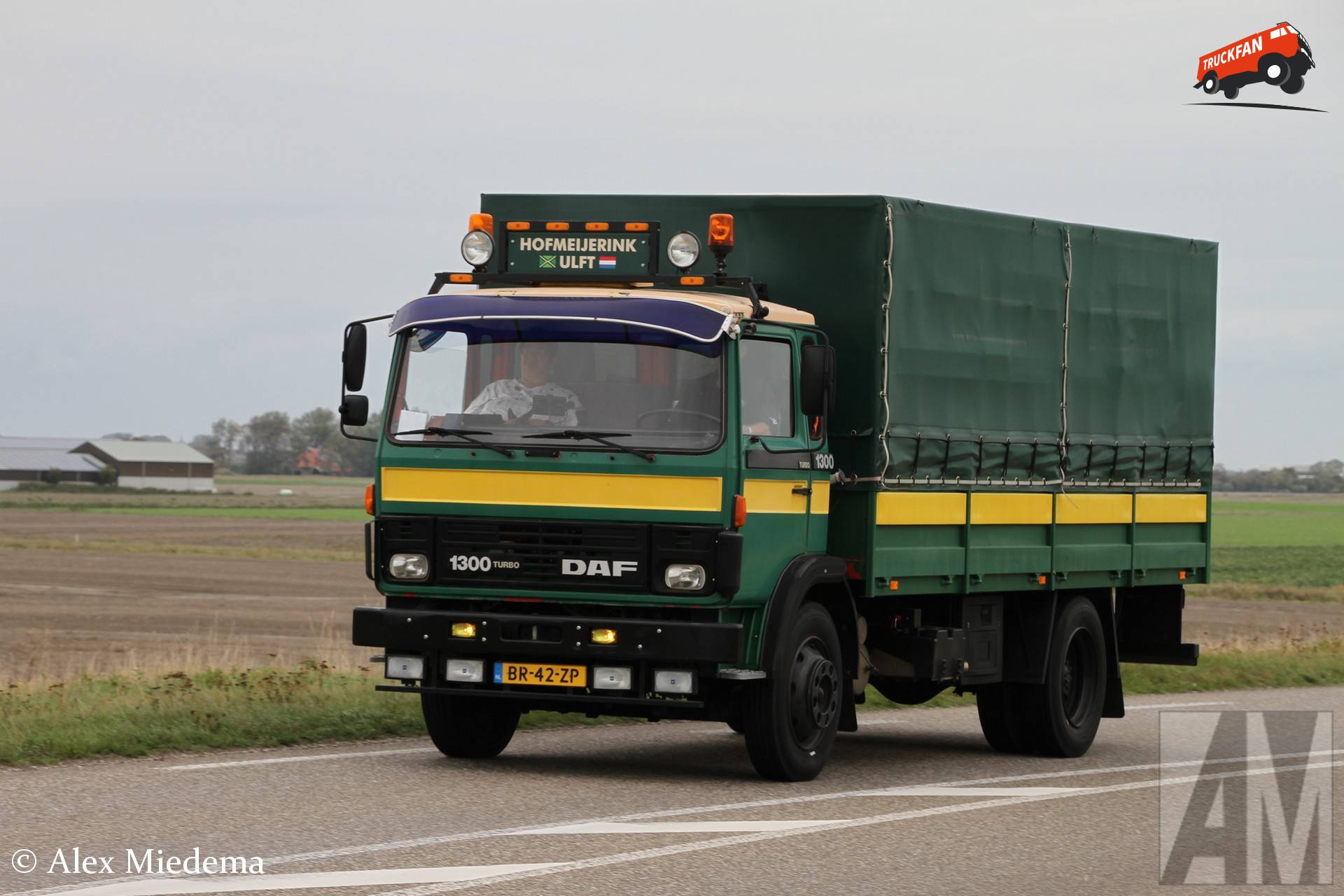 DAF 1300 oldtimer truck in Harlingen