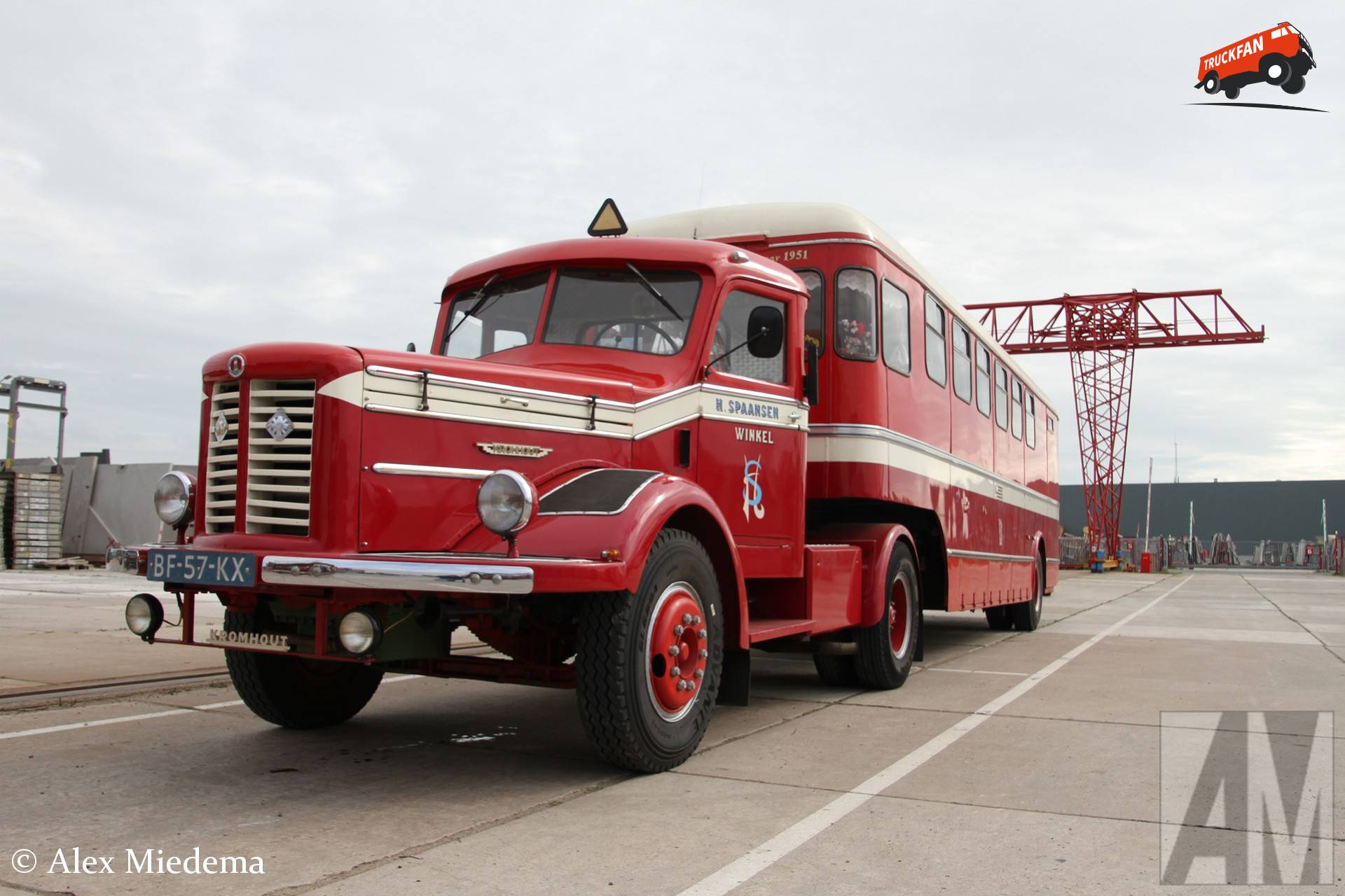Kromhout V6T truck in Harlingen