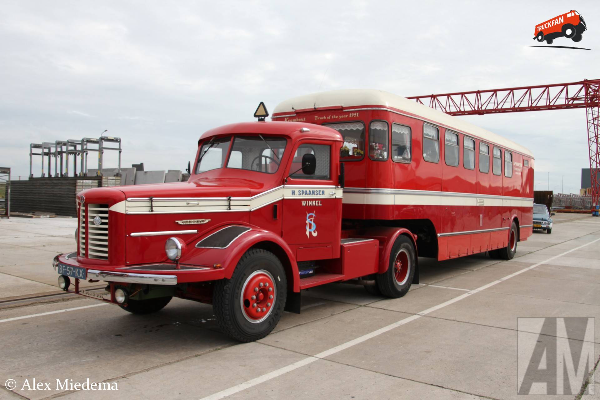Kromhout V6T truck in Harlingen